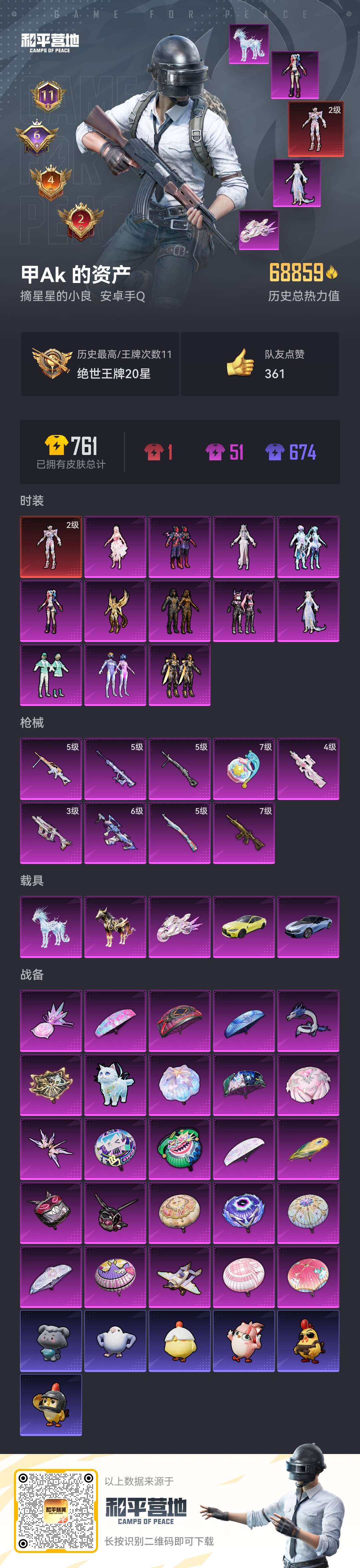 HPCMW446361和平精英账号详情图2