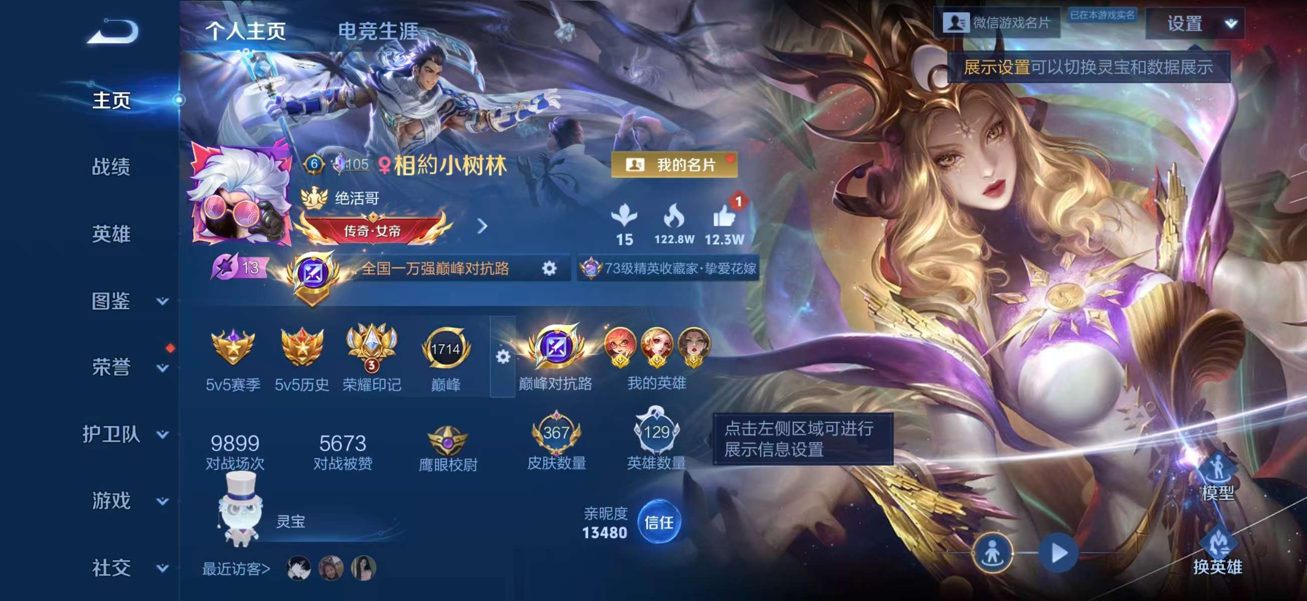 WZCMW484273王者荣耀账号详情图2