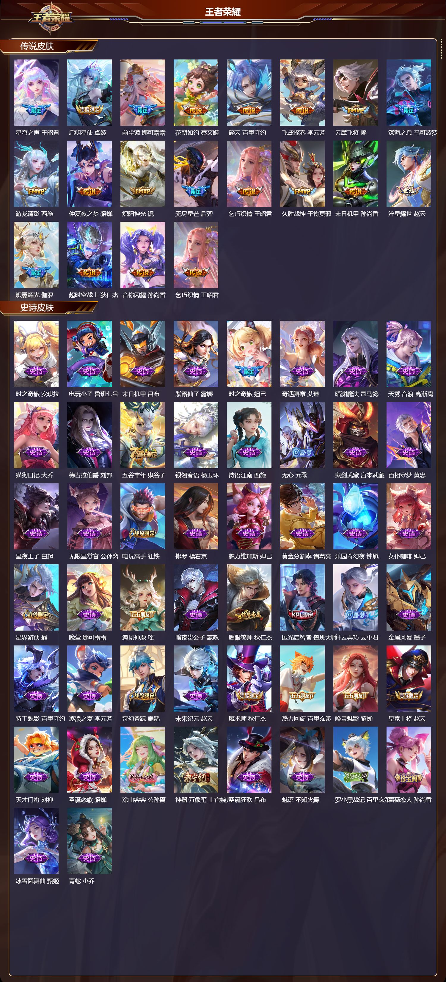 WZQM486542王者荣耀账号详情图3