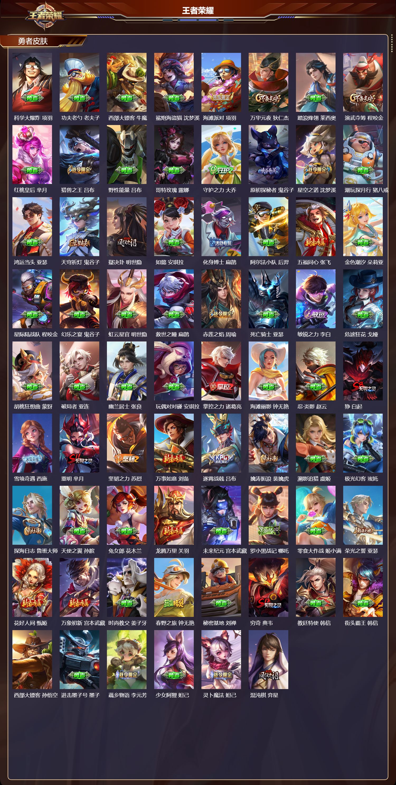 WZQM486529王者荣耀账号详情图5