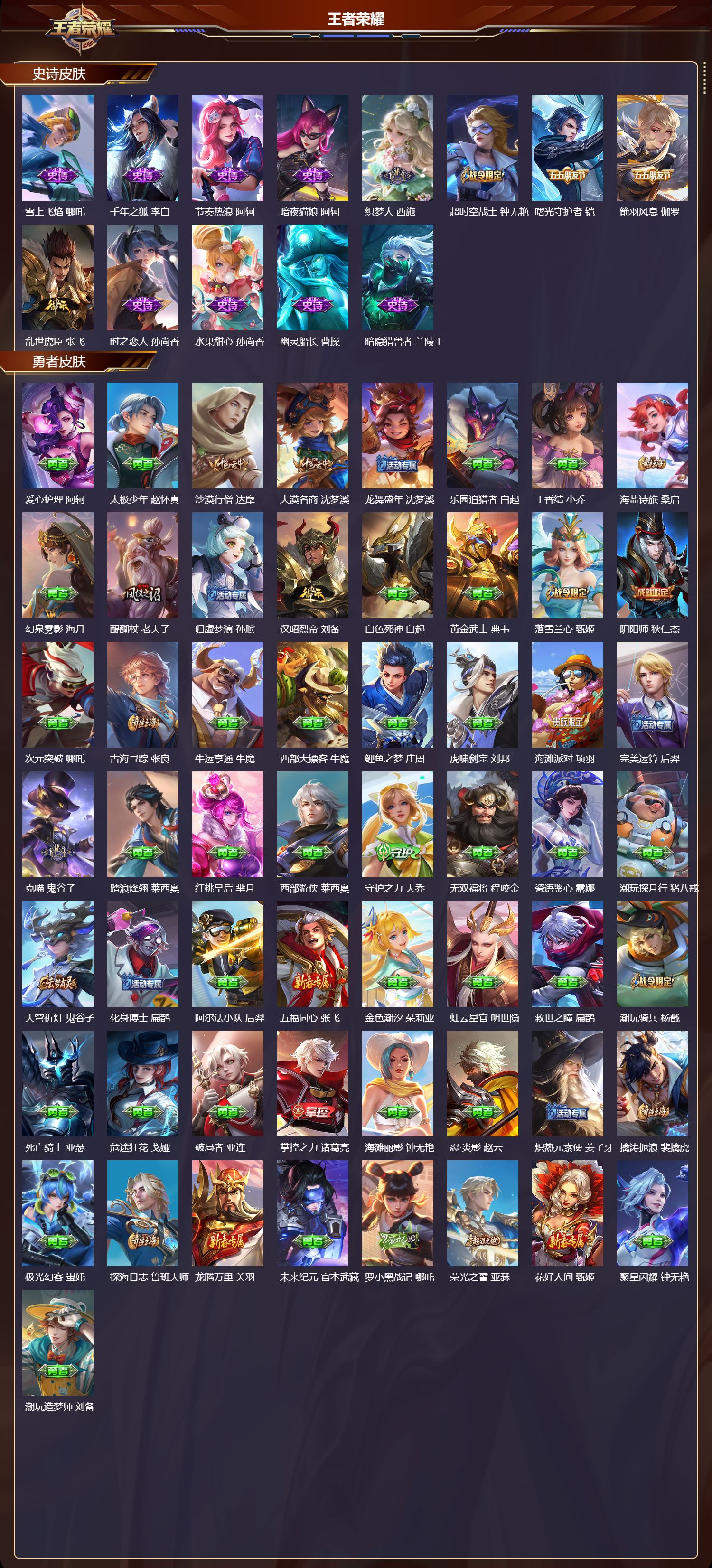 WZQM486542王者荣耀账号详情图4