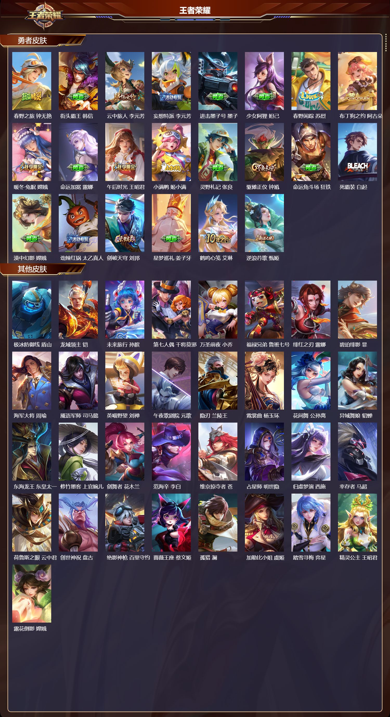 WZQM486542王者荣耀账号详情图5