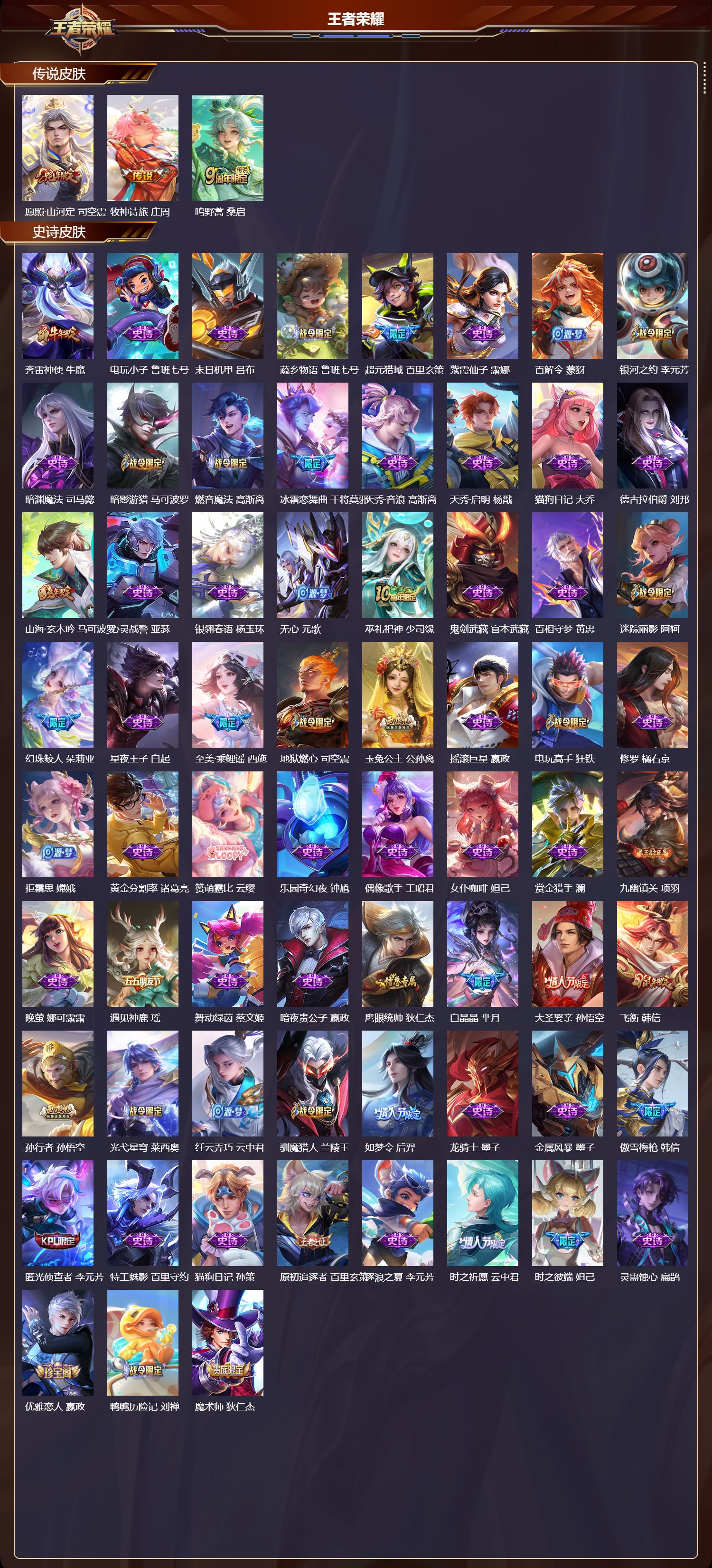 WZCMW486590王者荣耀账号详情图3