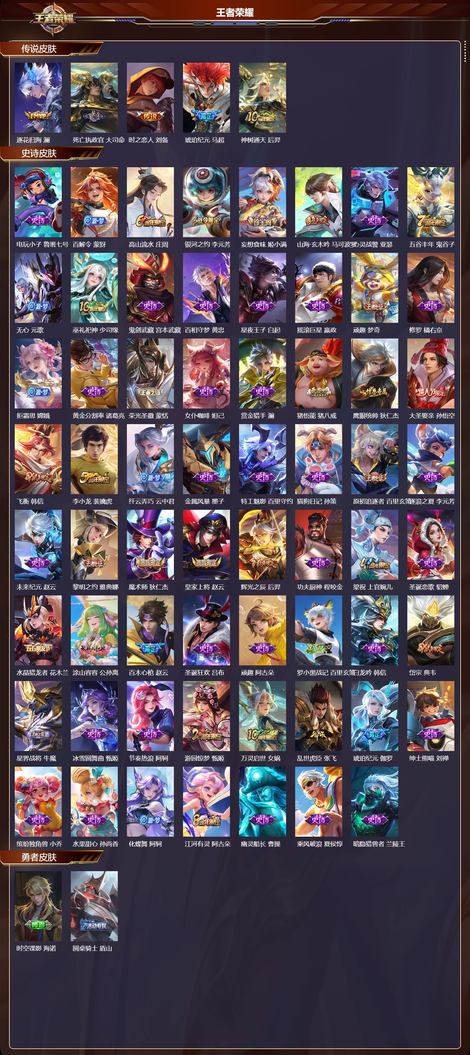 WZCMW486482王者荣耀账号详情图6 WZCMW486482王者荣耀账号详情图6