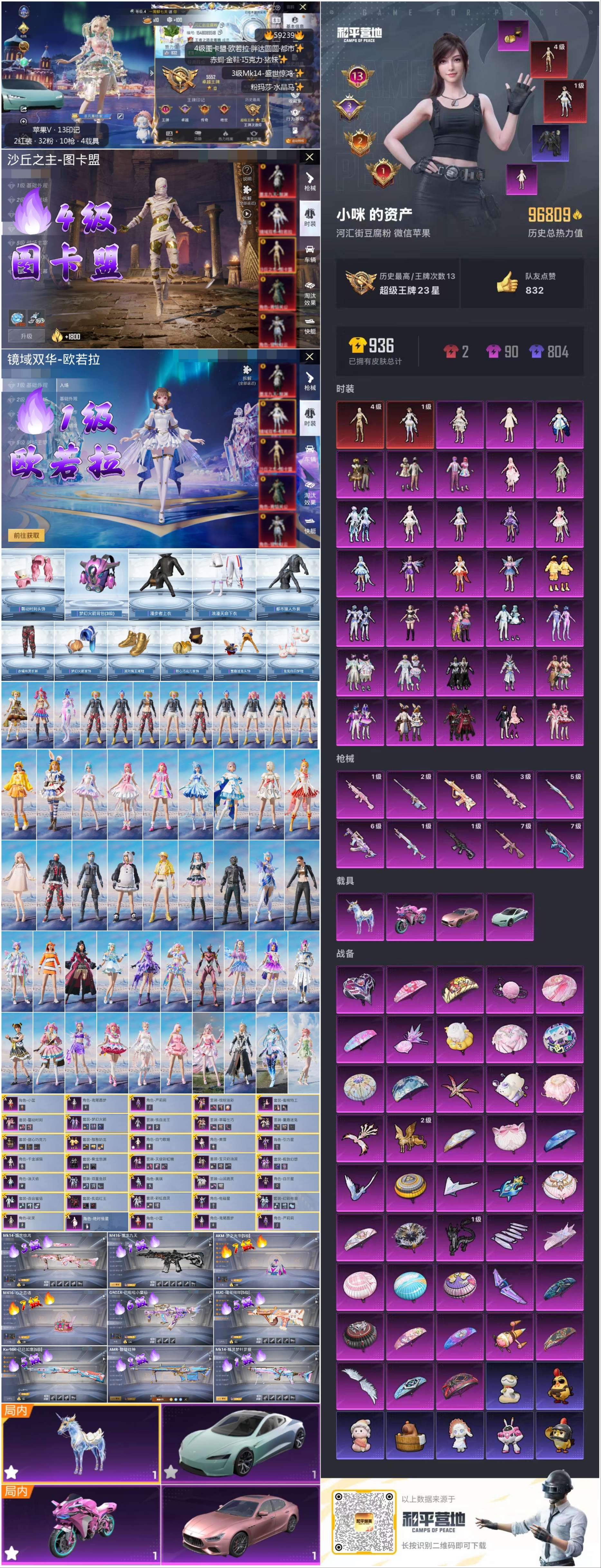 HPSJ444907和平精英账号详情图4