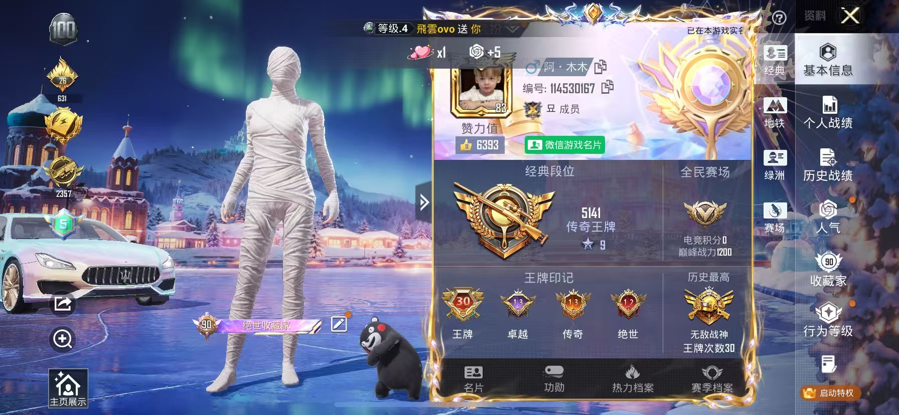 HPCMW445462和平精英账号详情图2