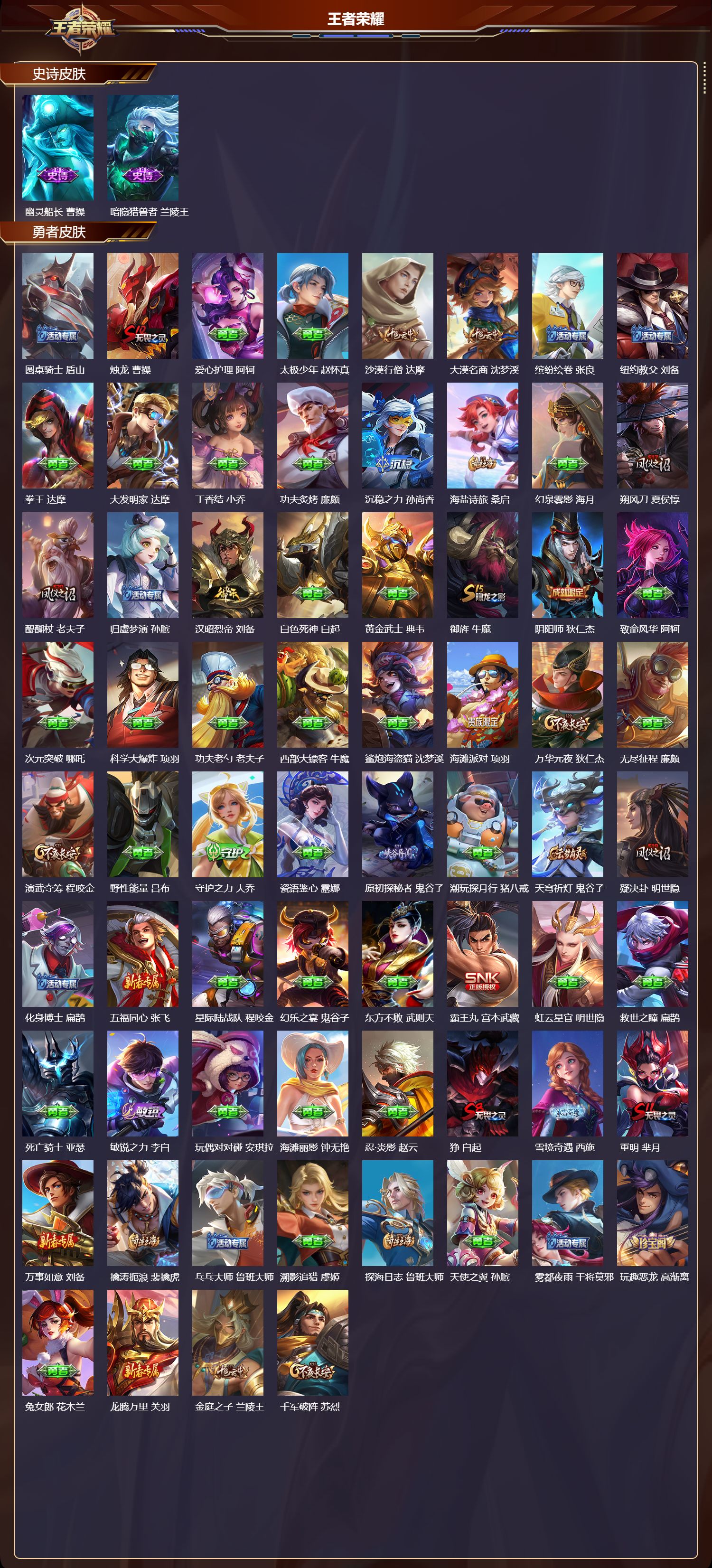 WZQM489214王者荣耀账号详情图4