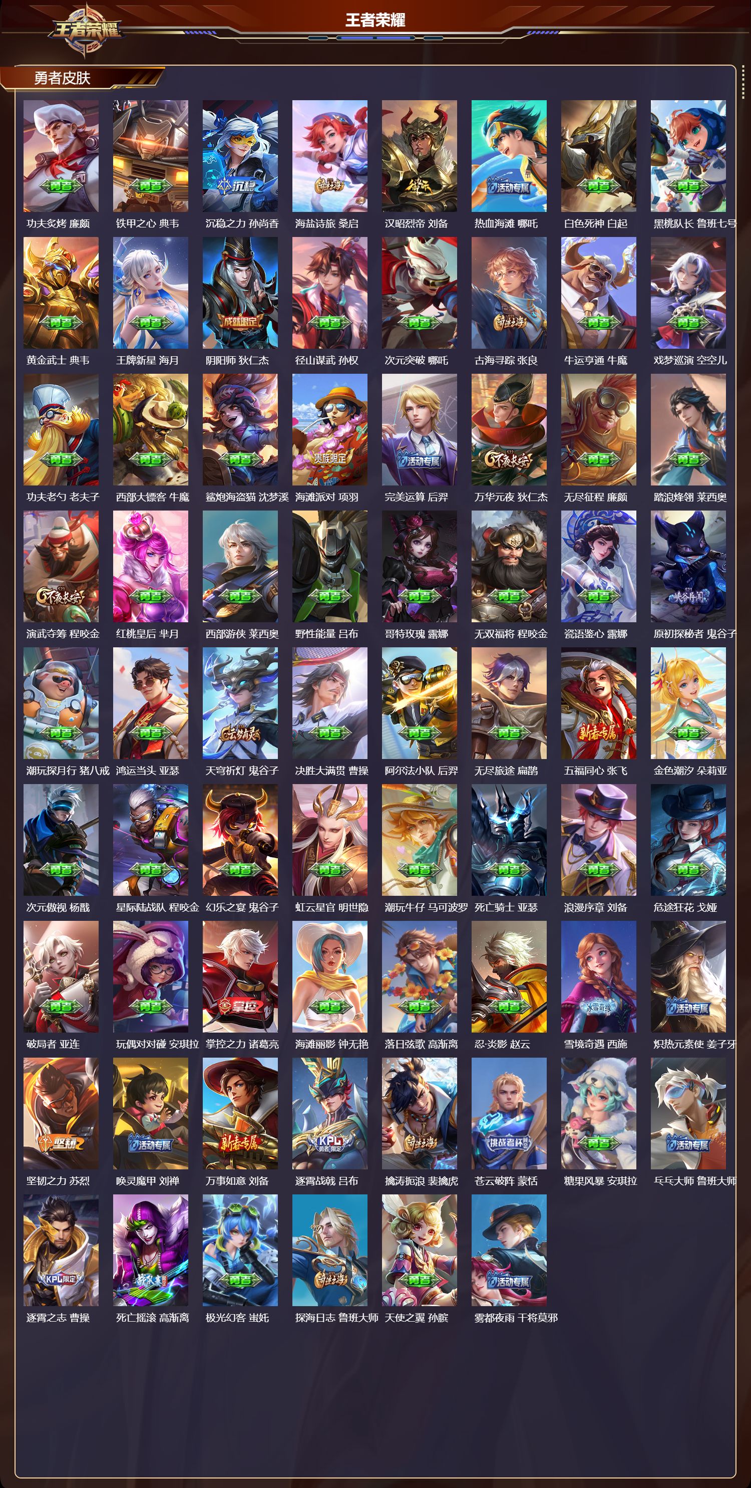 WZCMW486590王者荣耀账号详情图5