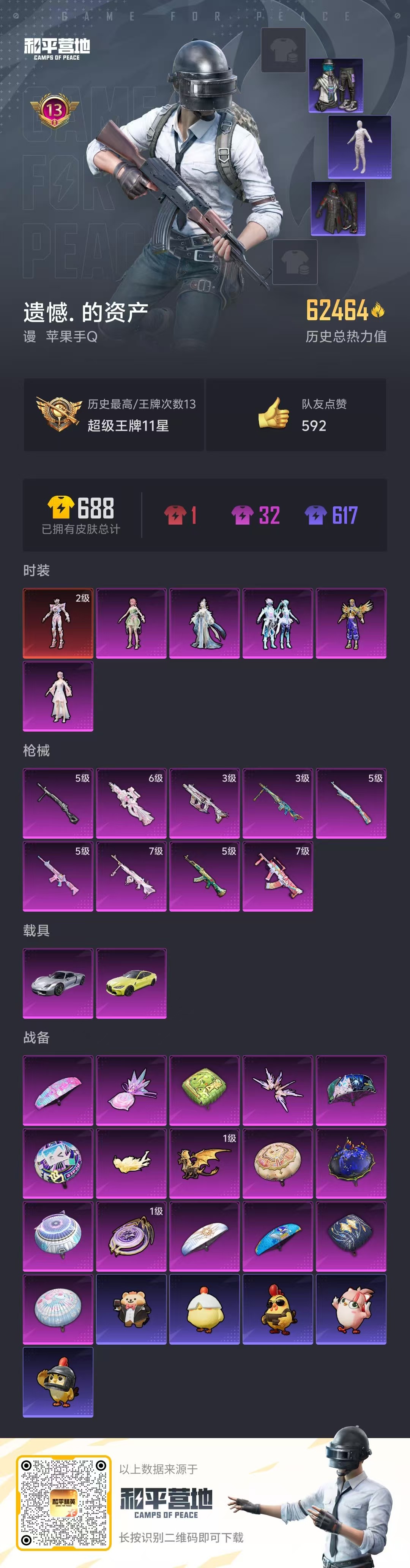 HPCMW445058和平精英账号详情图3