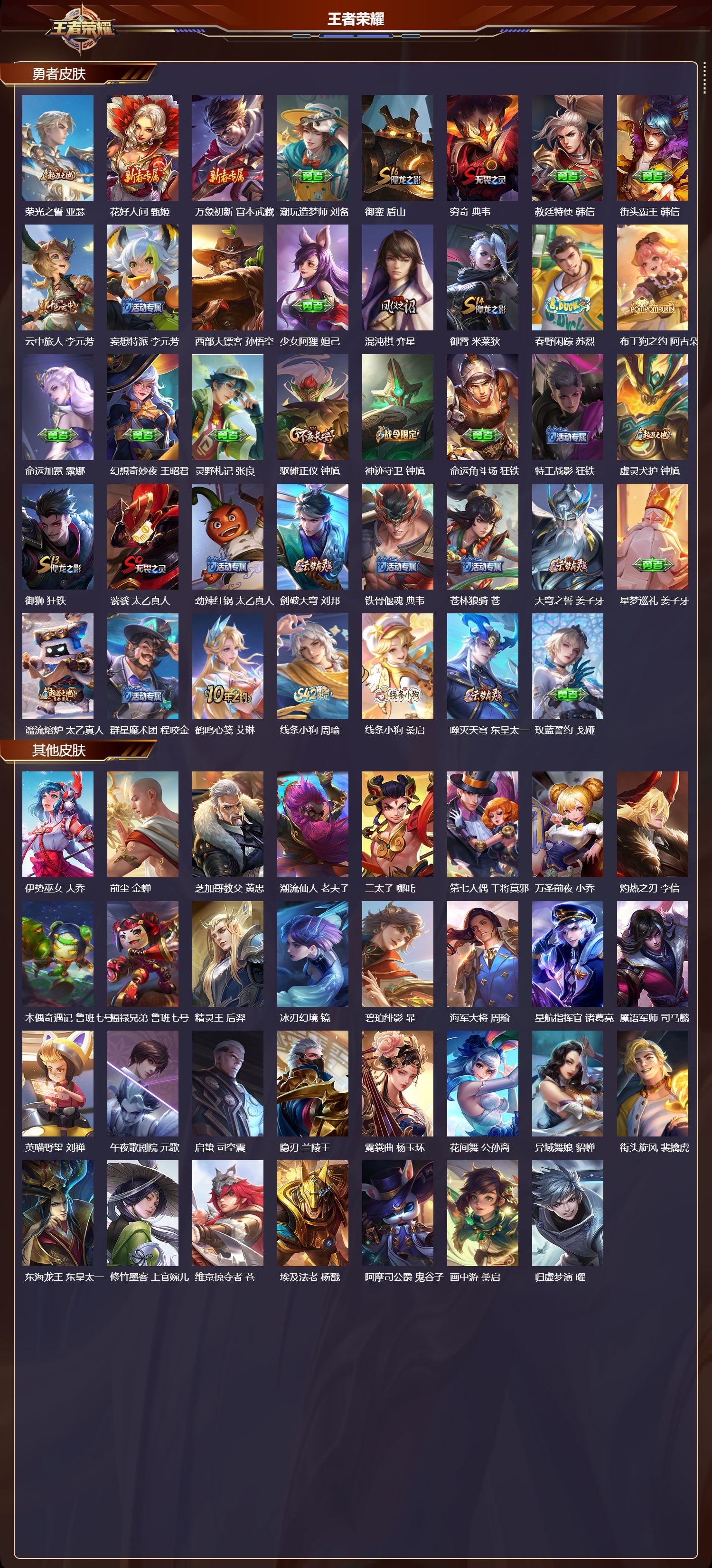 WZQM489214王者荣耀账号详情图5