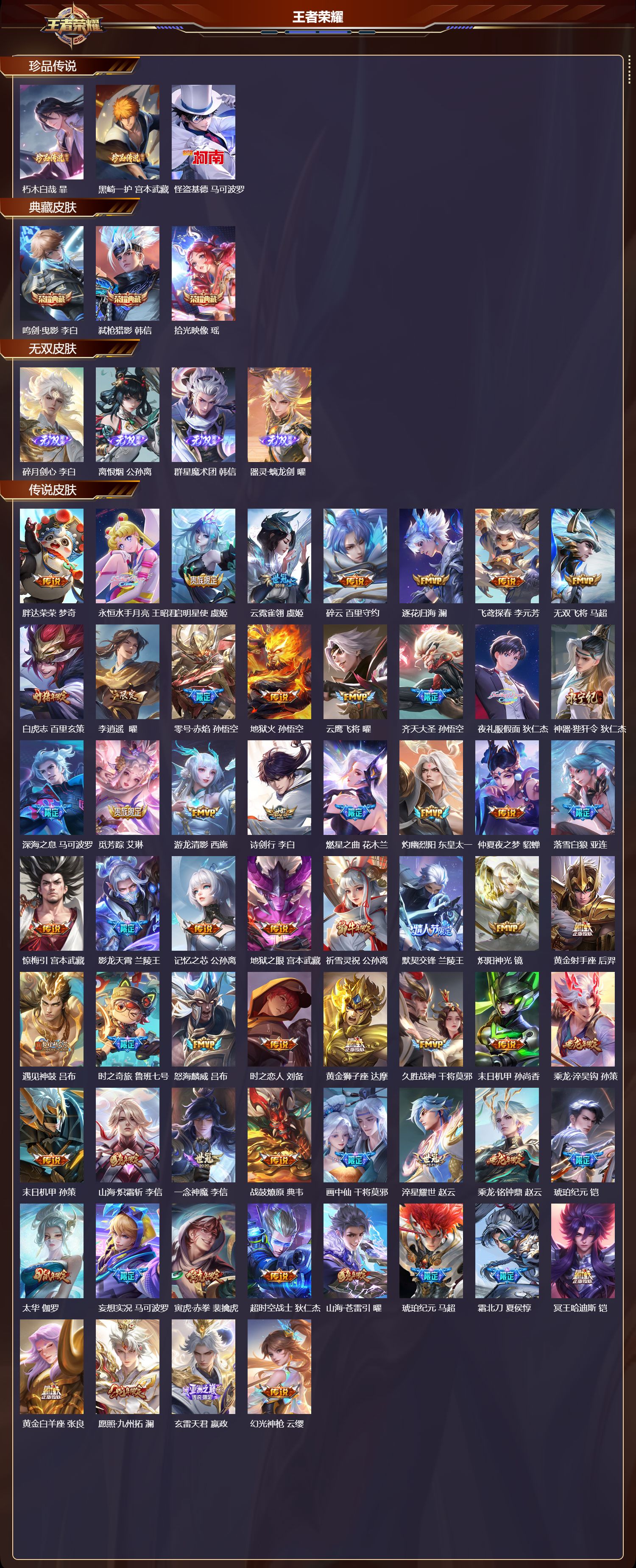 WZCMW486590王者荣耀账号详情图2