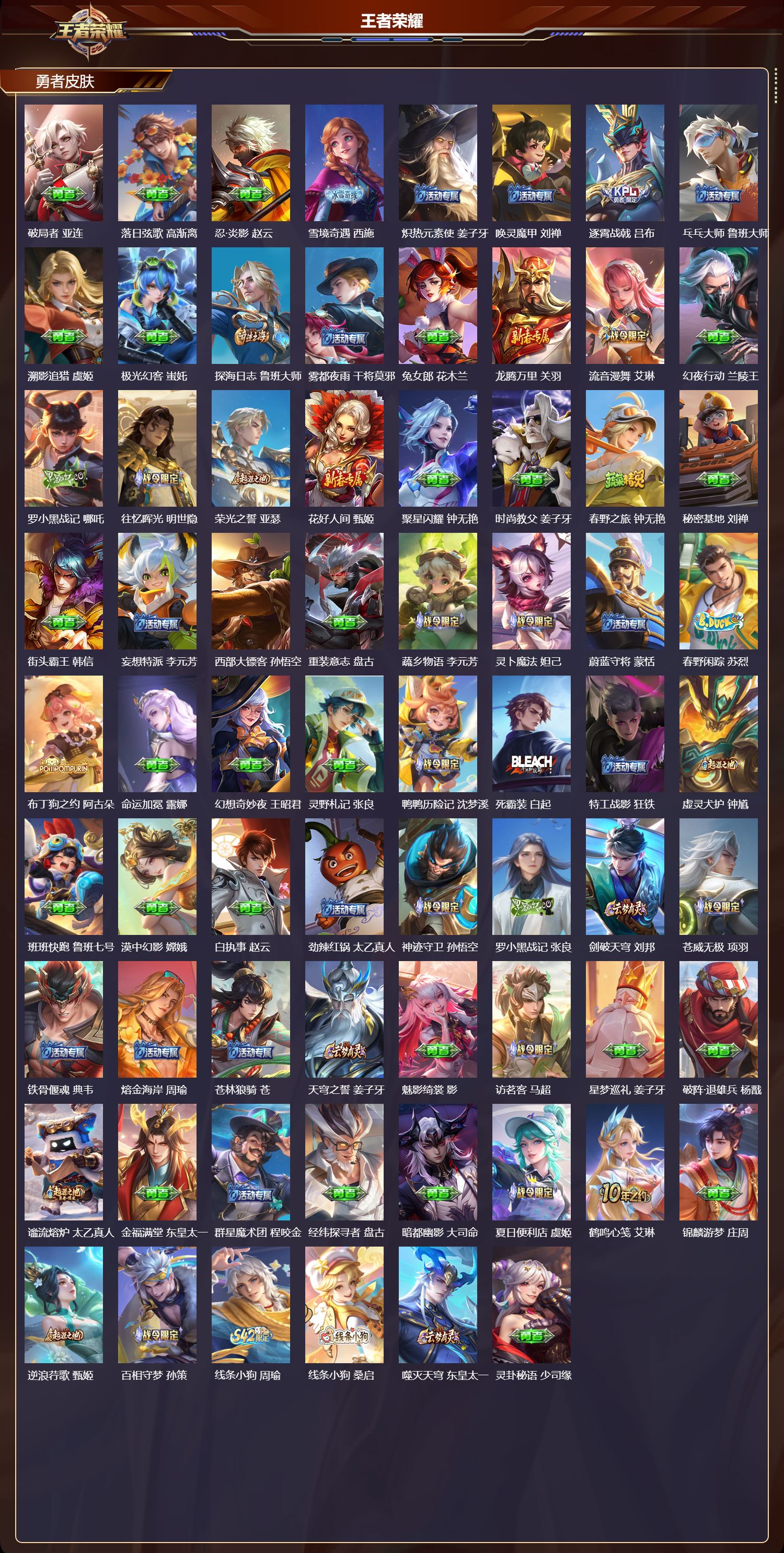 WZQM489241王者荣耀账号详情图5