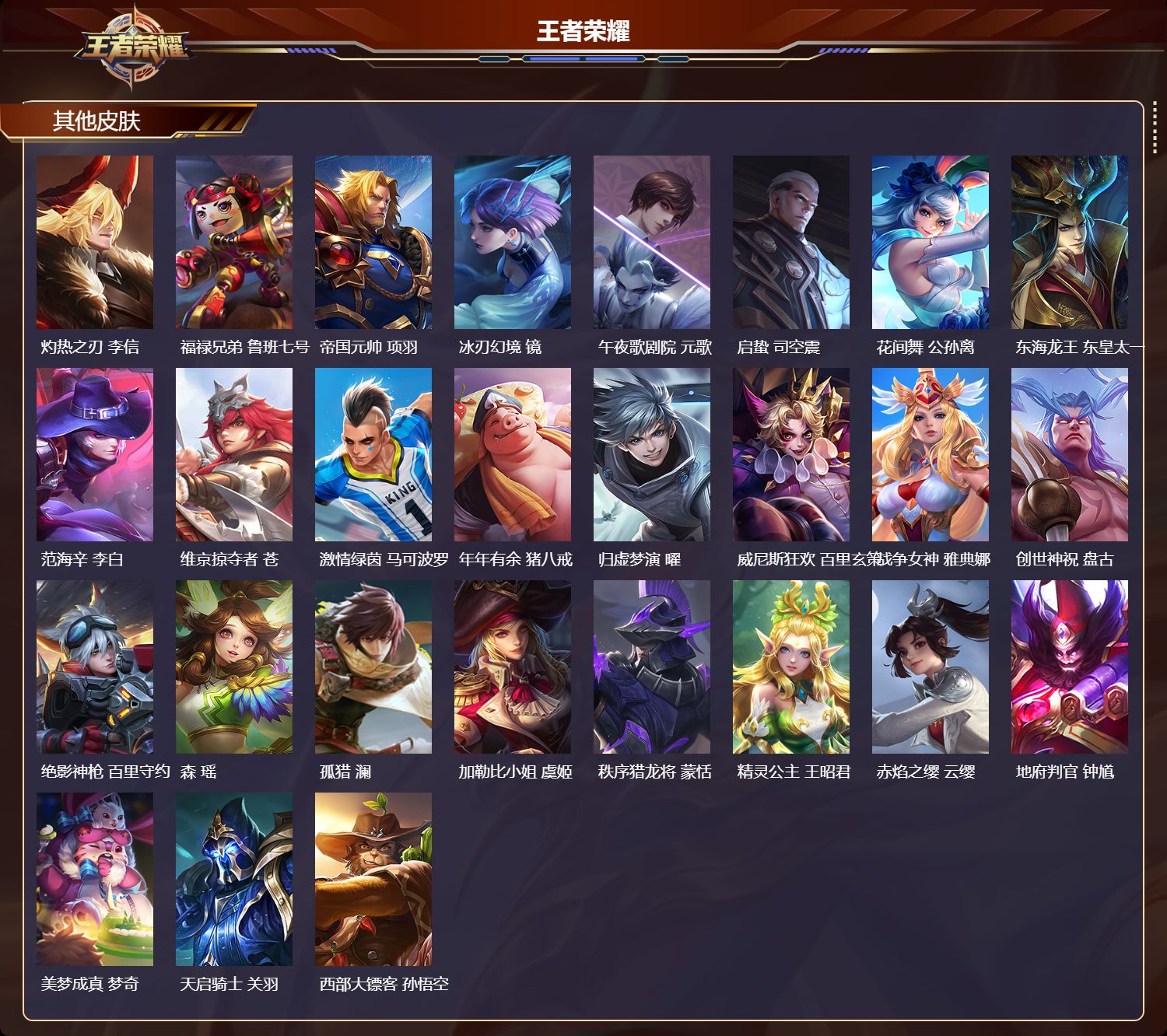 WZCMW486486王者荣耀账号详情图8