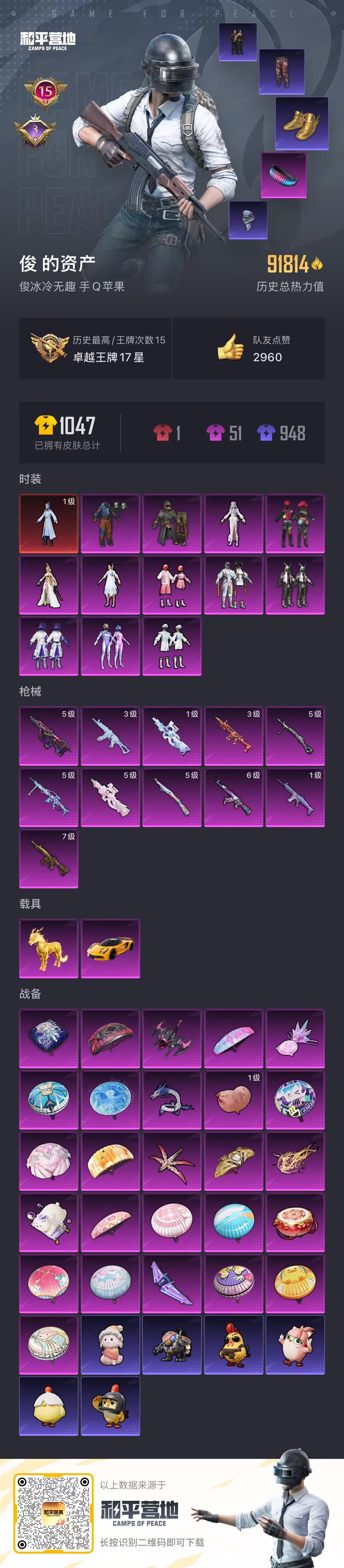 HPCMW445968和平精英账号详情图2