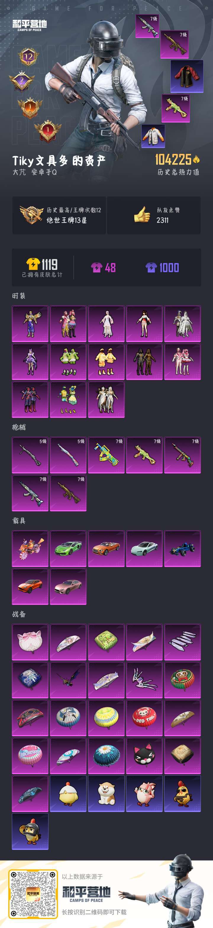 HPCMW445476和平精英账号详情图3