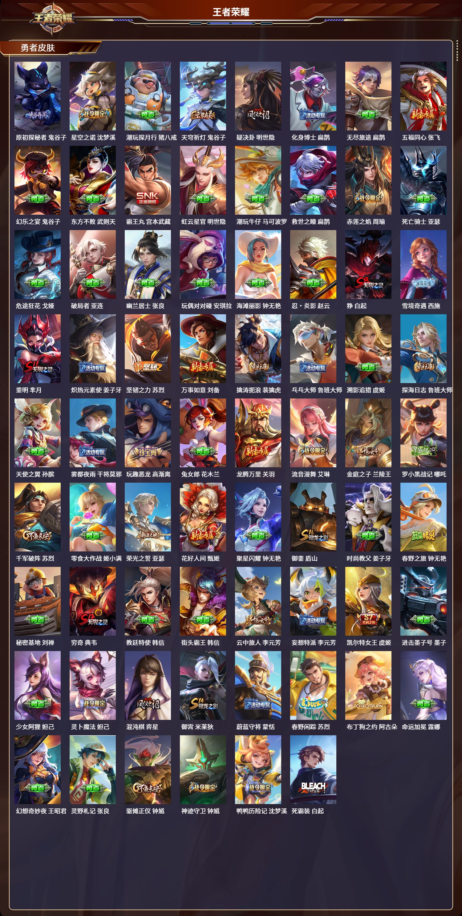 WZLX4221443王者荣耀账号详情图5