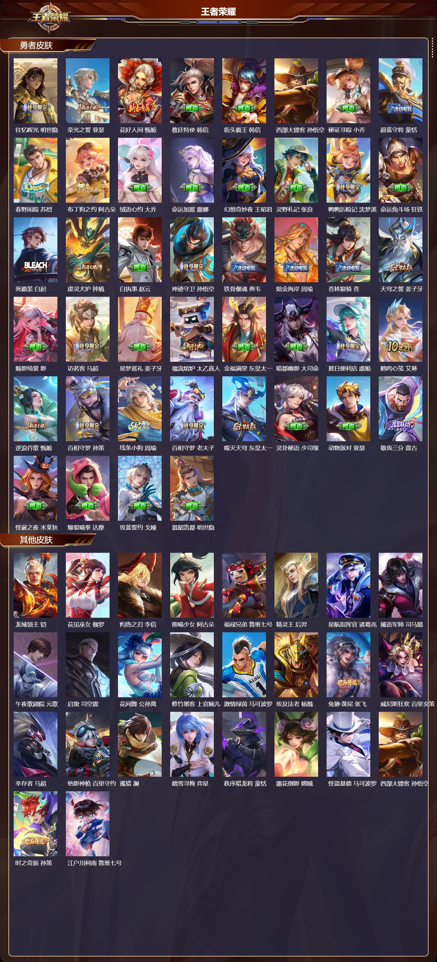 WZQM489230王者荣耀账号详情图5