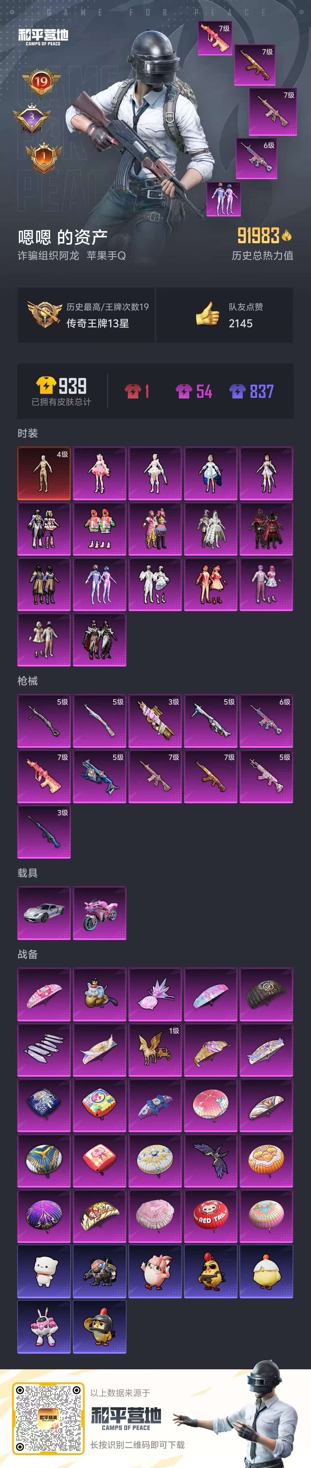 HPCMW444884和平精英账号详情图3