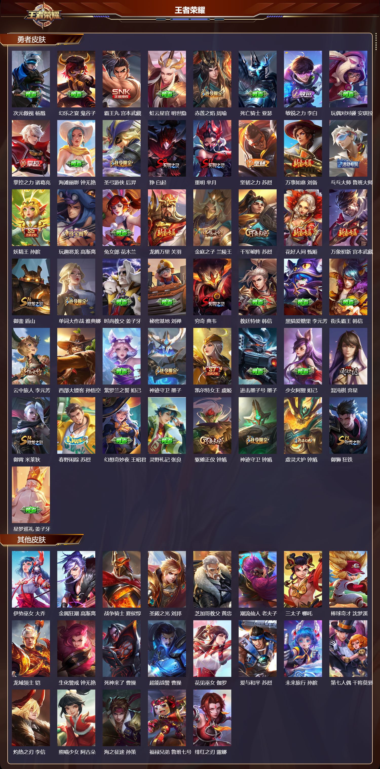 WZQM489232王者荣耀账号详情图5