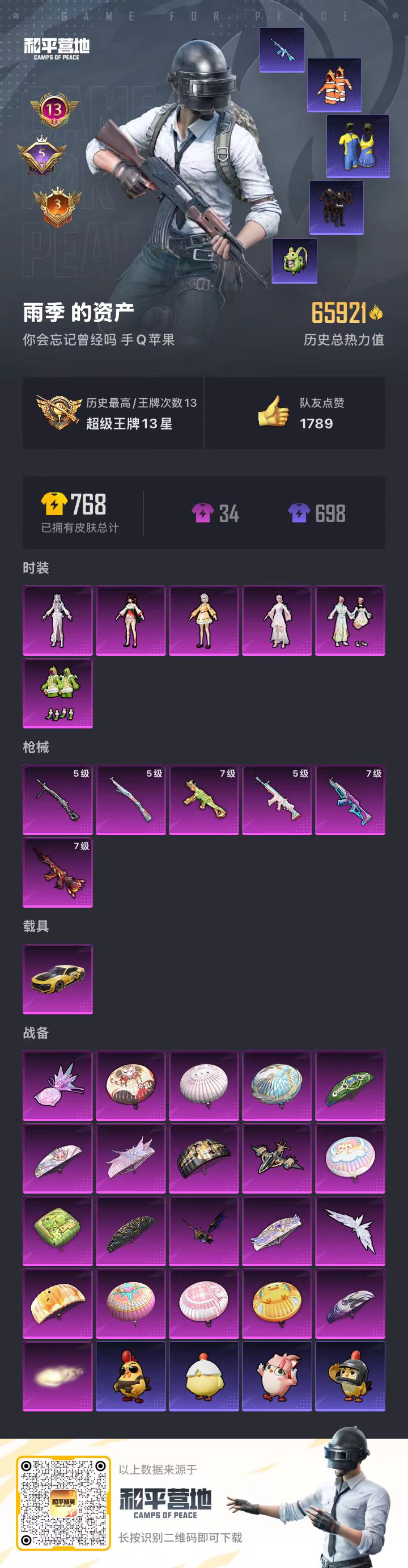 HPCMW445501和平精英账号详情图3