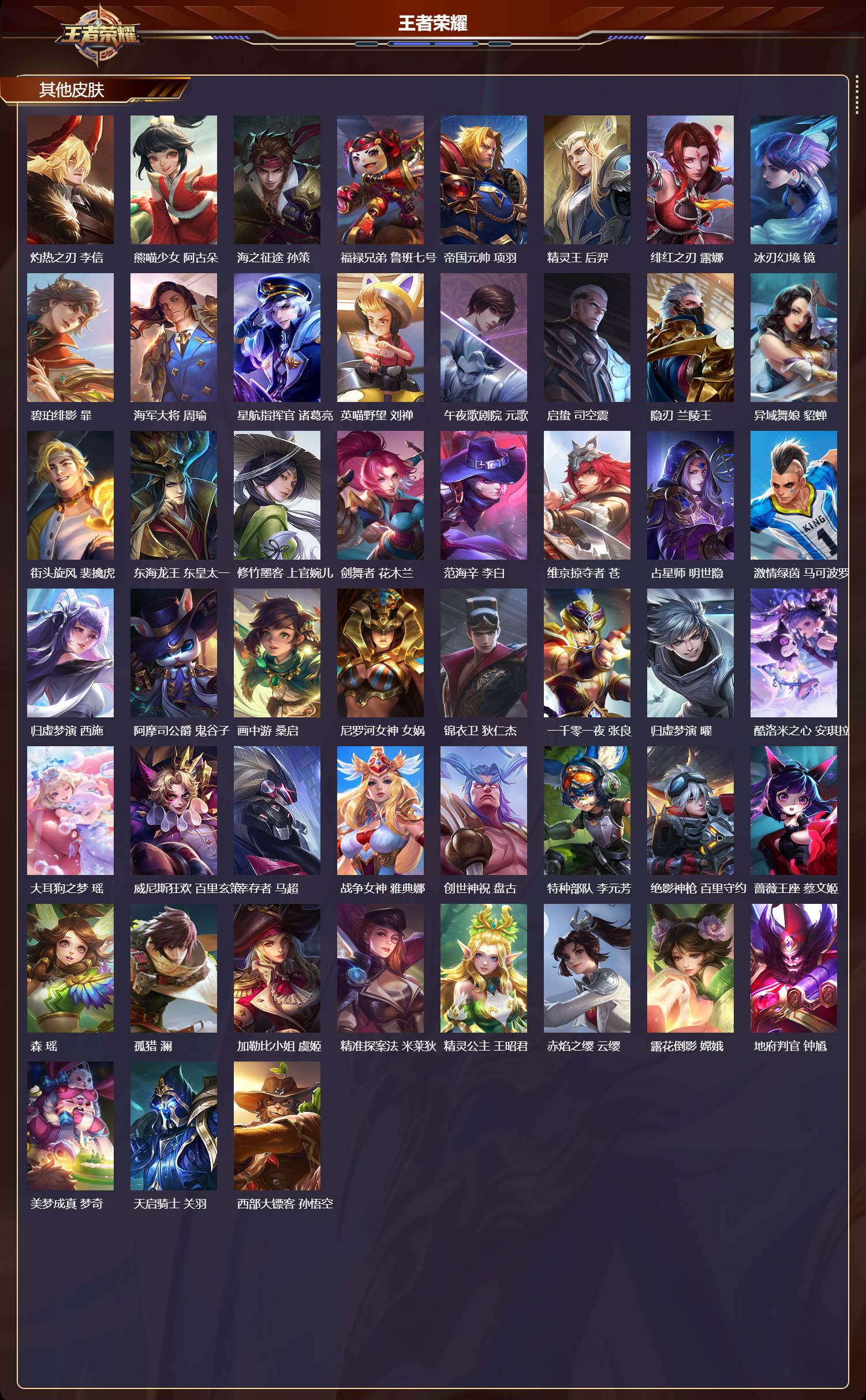 WZQM491950王者荣耀账号详情图7