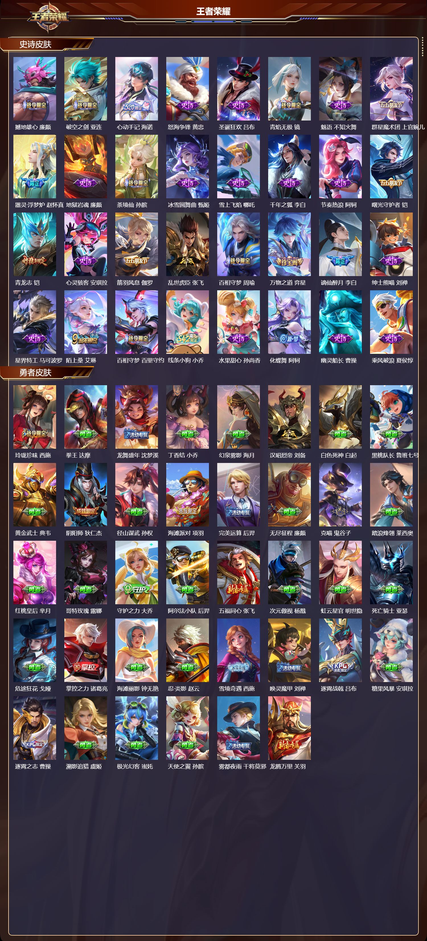 WZQM491951王者荣耀账号详情图4