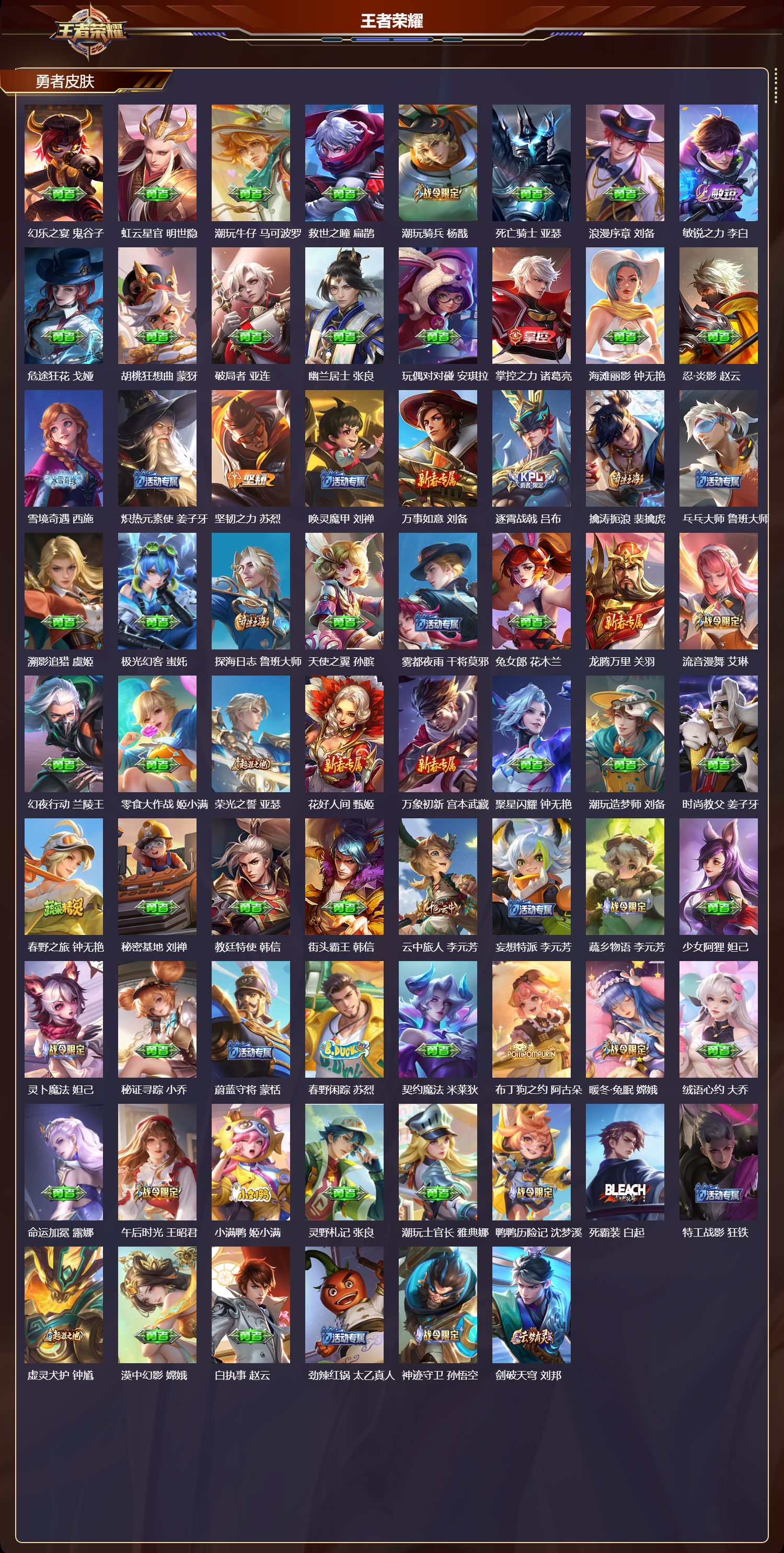 WZQM491922王者荣耀账号详情图6