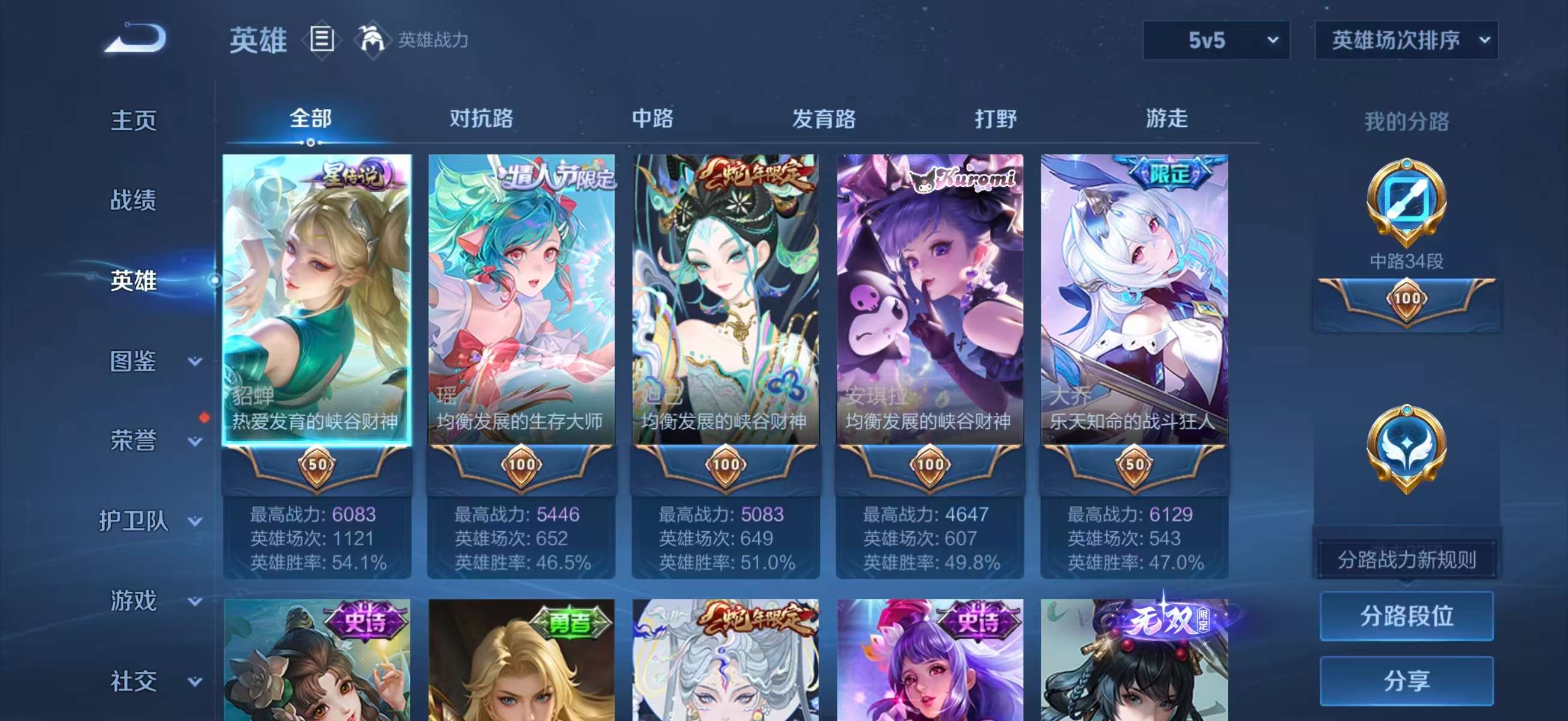 WZCMW489170王者荣耀账号详情图4