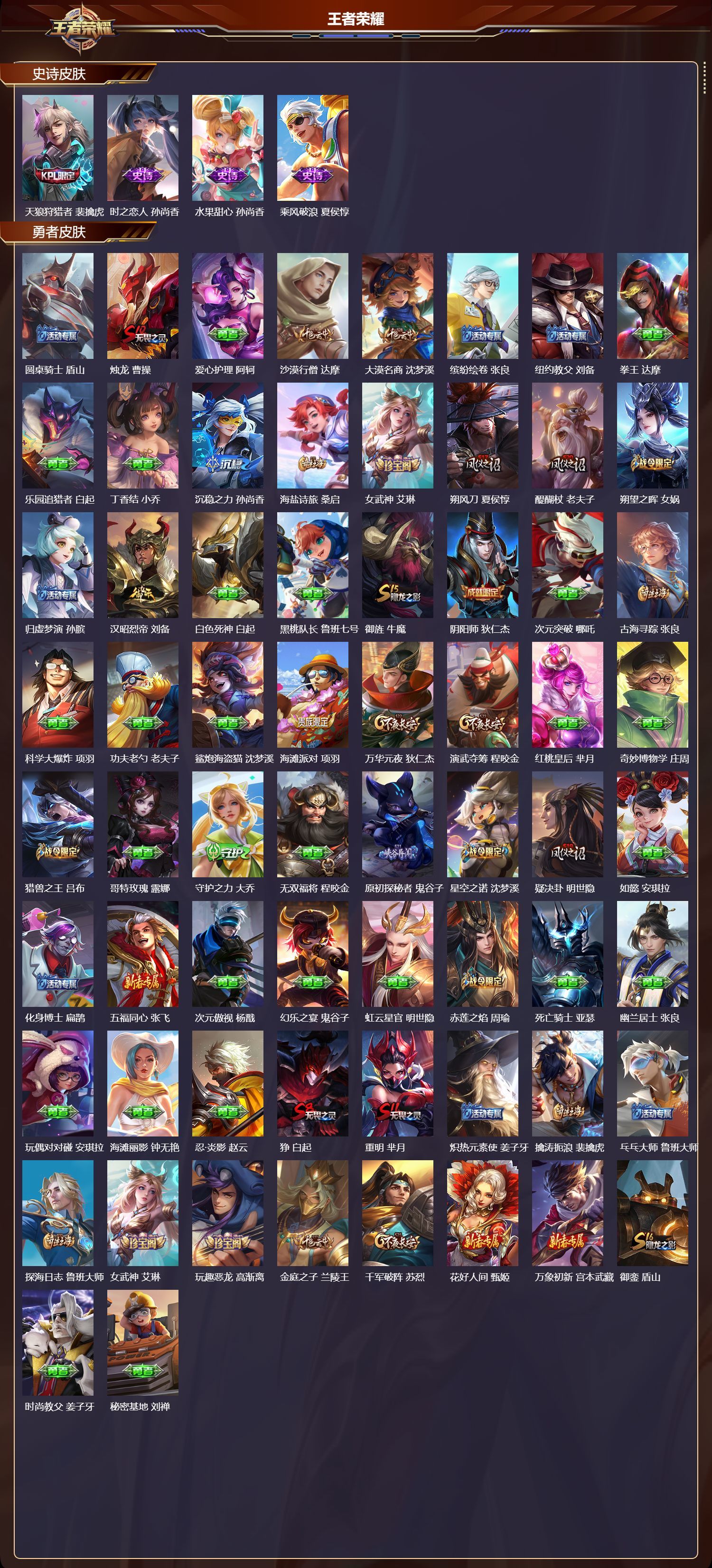 WZQM491882王者荣耀账号详情图4 WZQM491882王者荣耀账号详情图4