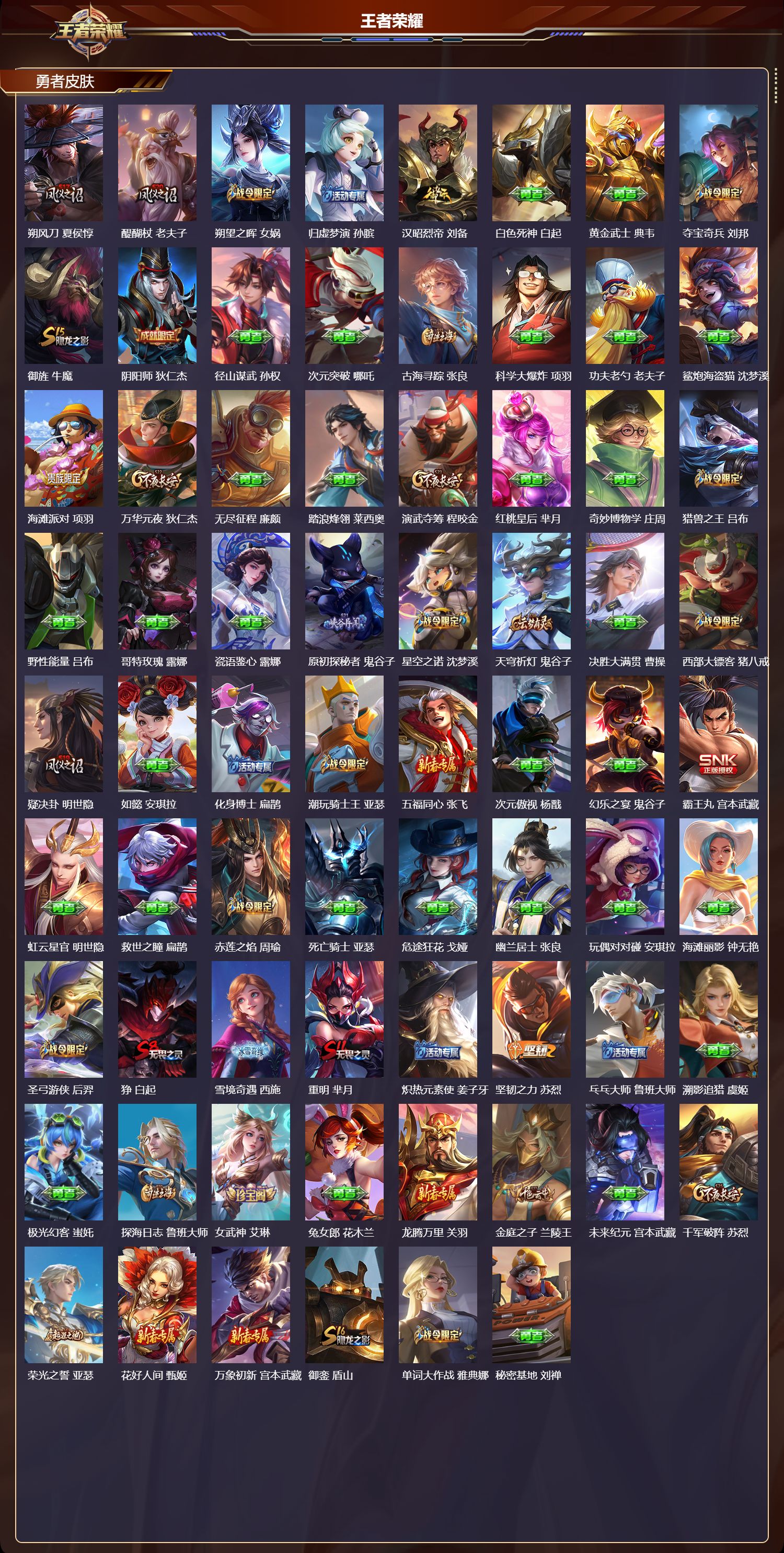 WZCMW489293王者荣耀账号详情图9 WZCMW489293王者荣耀账号详情图9