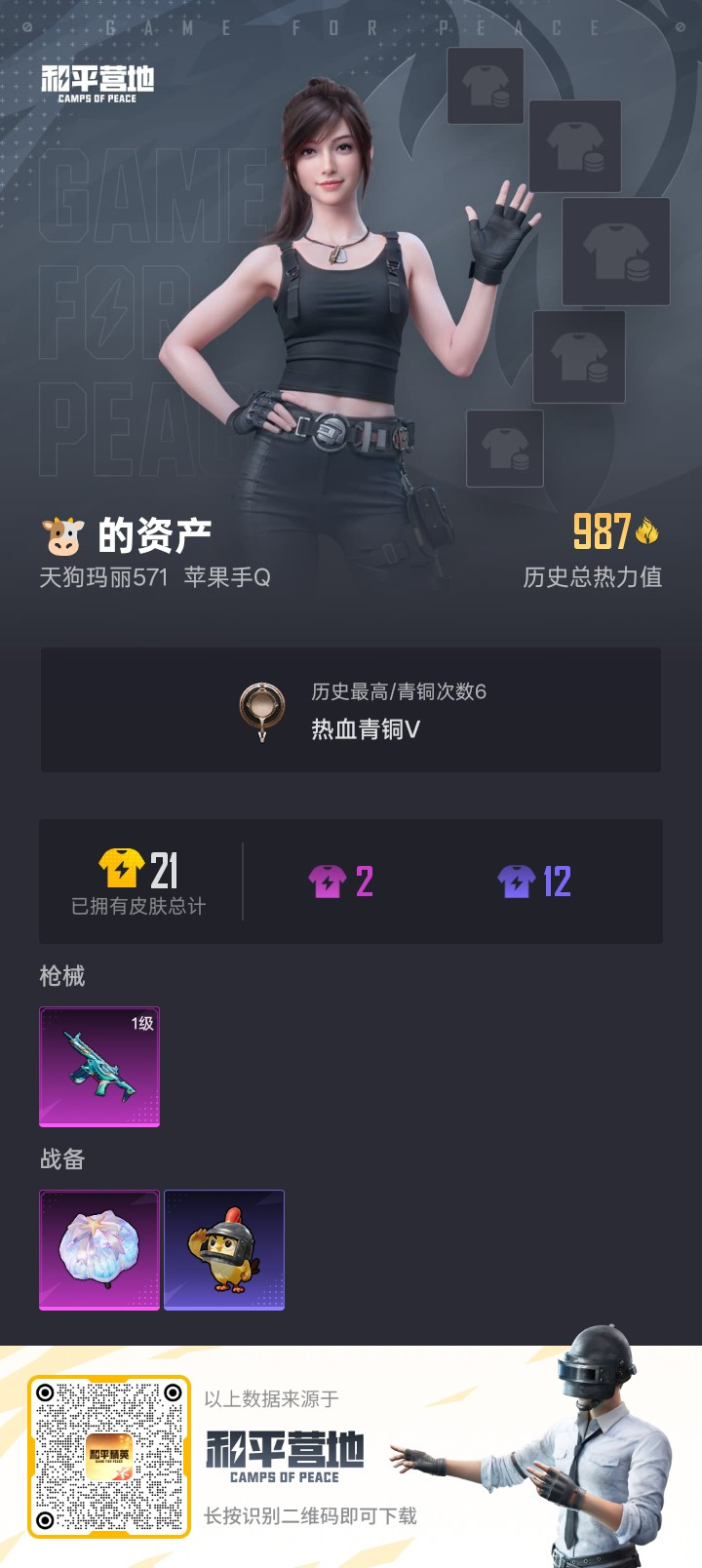 HPCMW447025和平精英账号详情图3