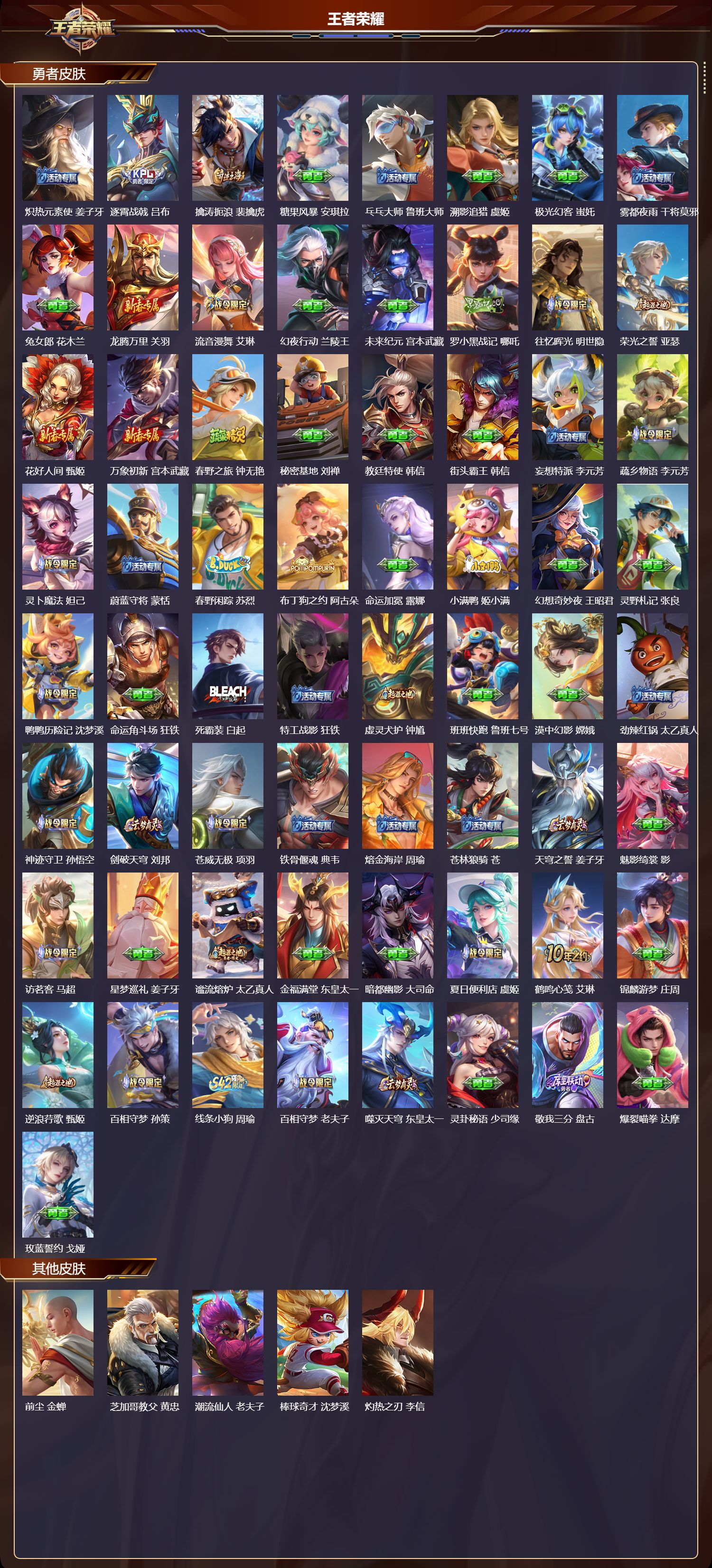 WZQM491881王者荣耀账号详情图5