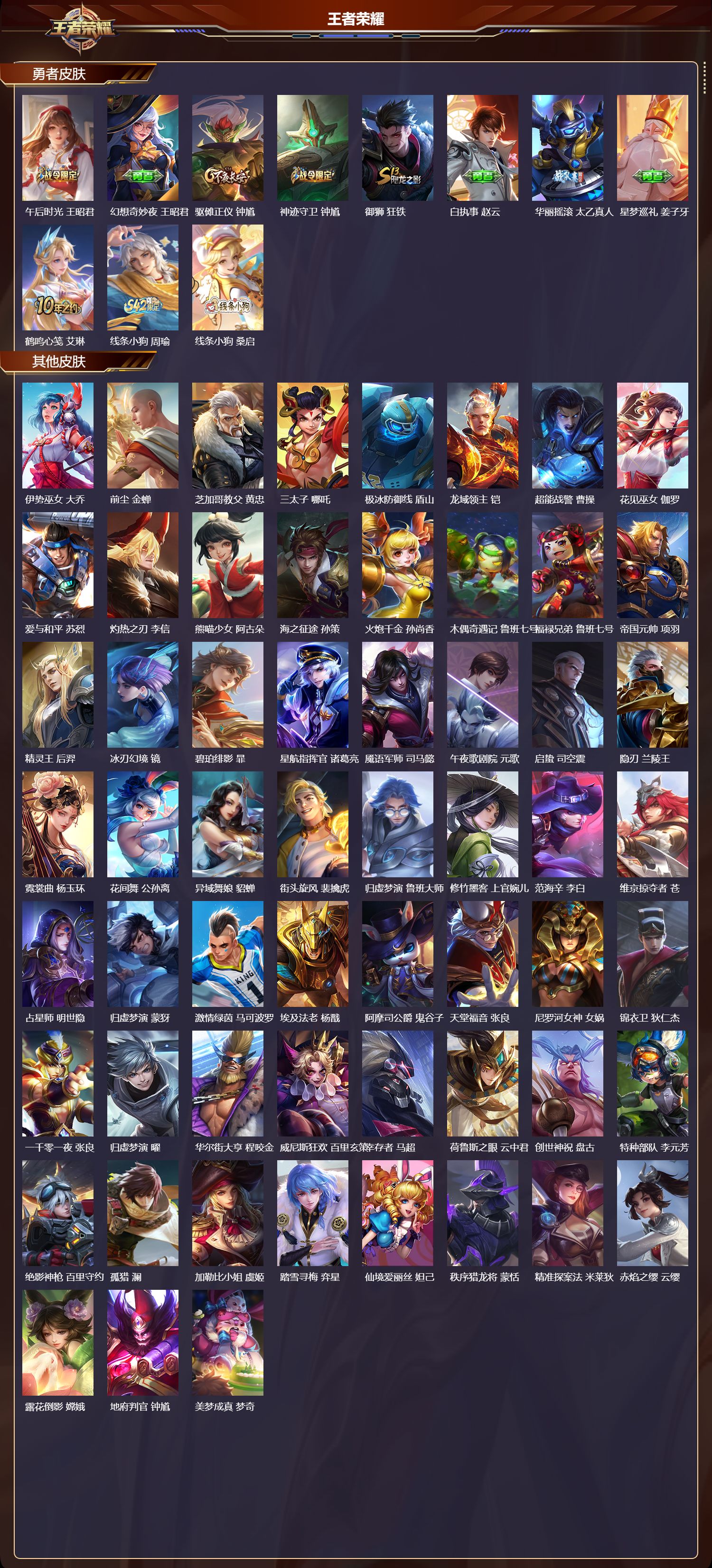 WZQM491953王者荣耀账号详情图5