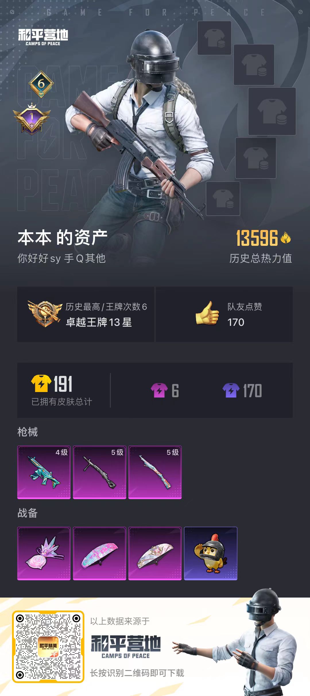 HPCMW446414和平精英账号详情图3