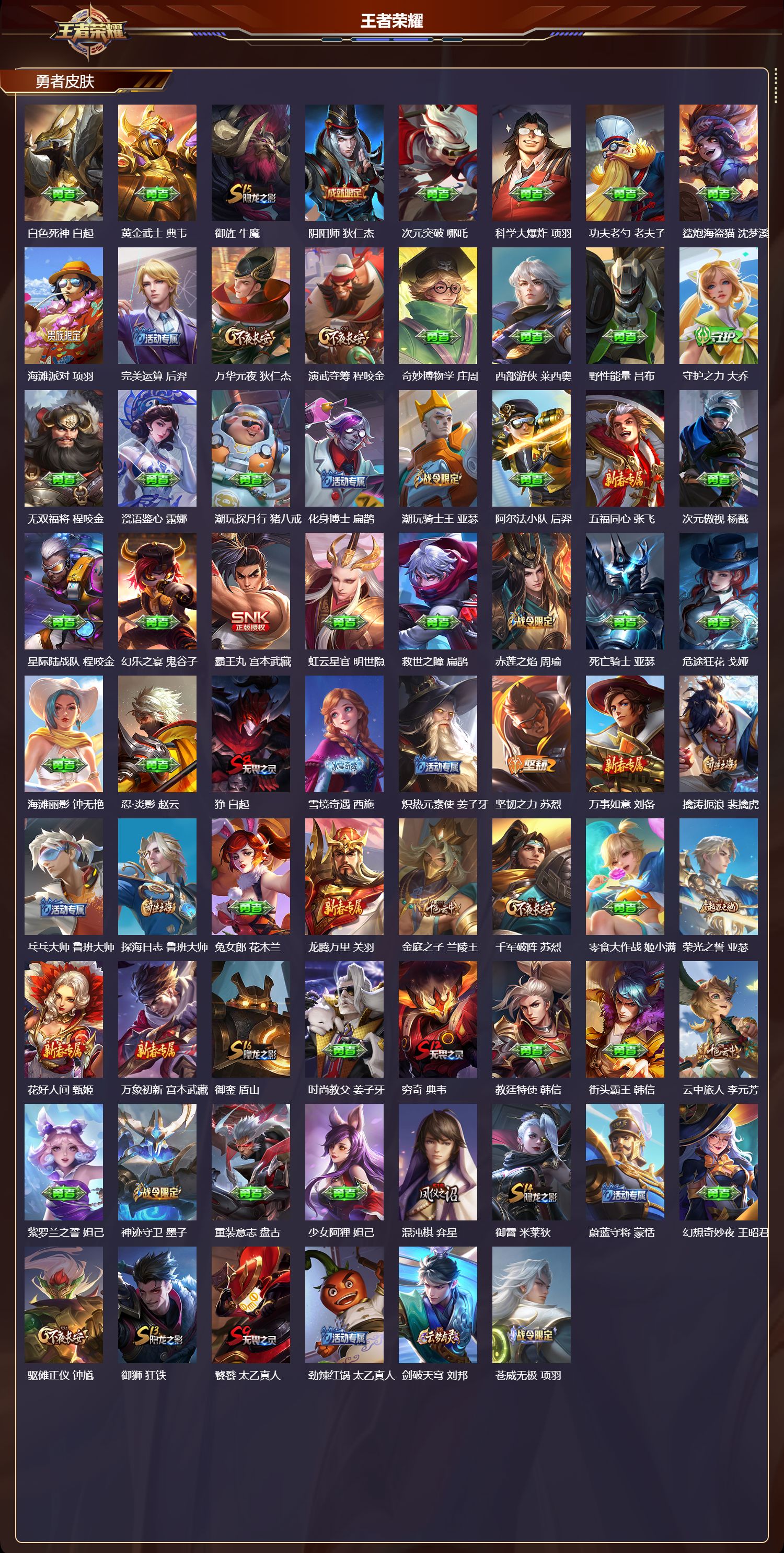 WZCMW489160王者荣耀账号详情图7