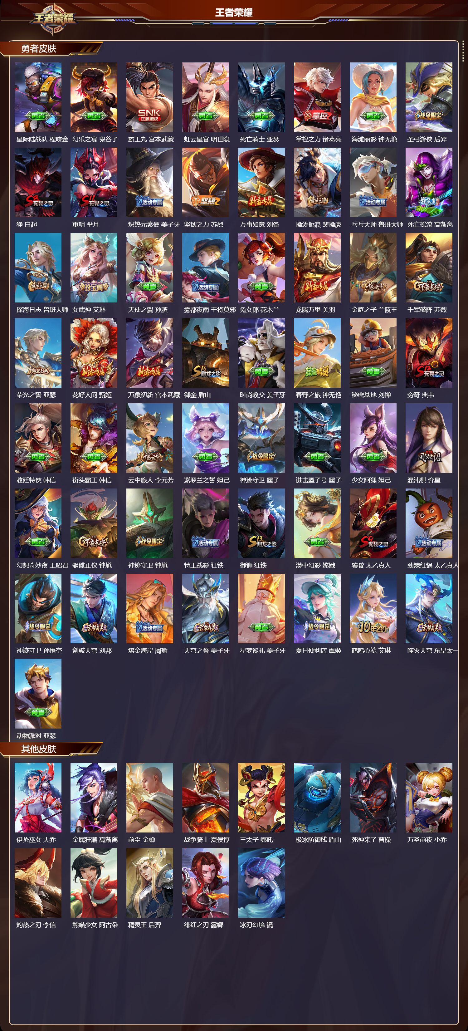 WZQM494442王者荣耀账号详情图5