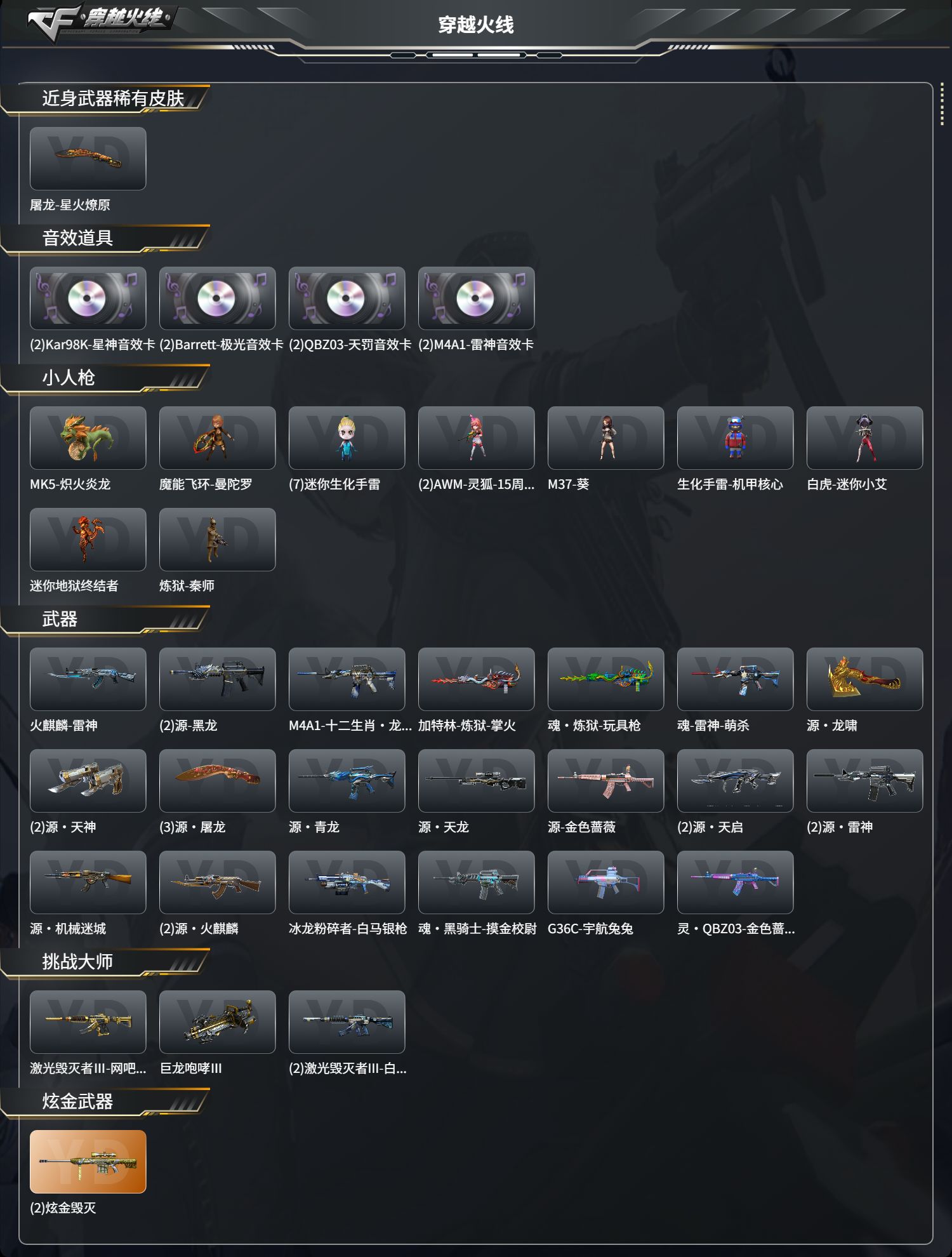 CFCMW425273穿越火线账号详情图3