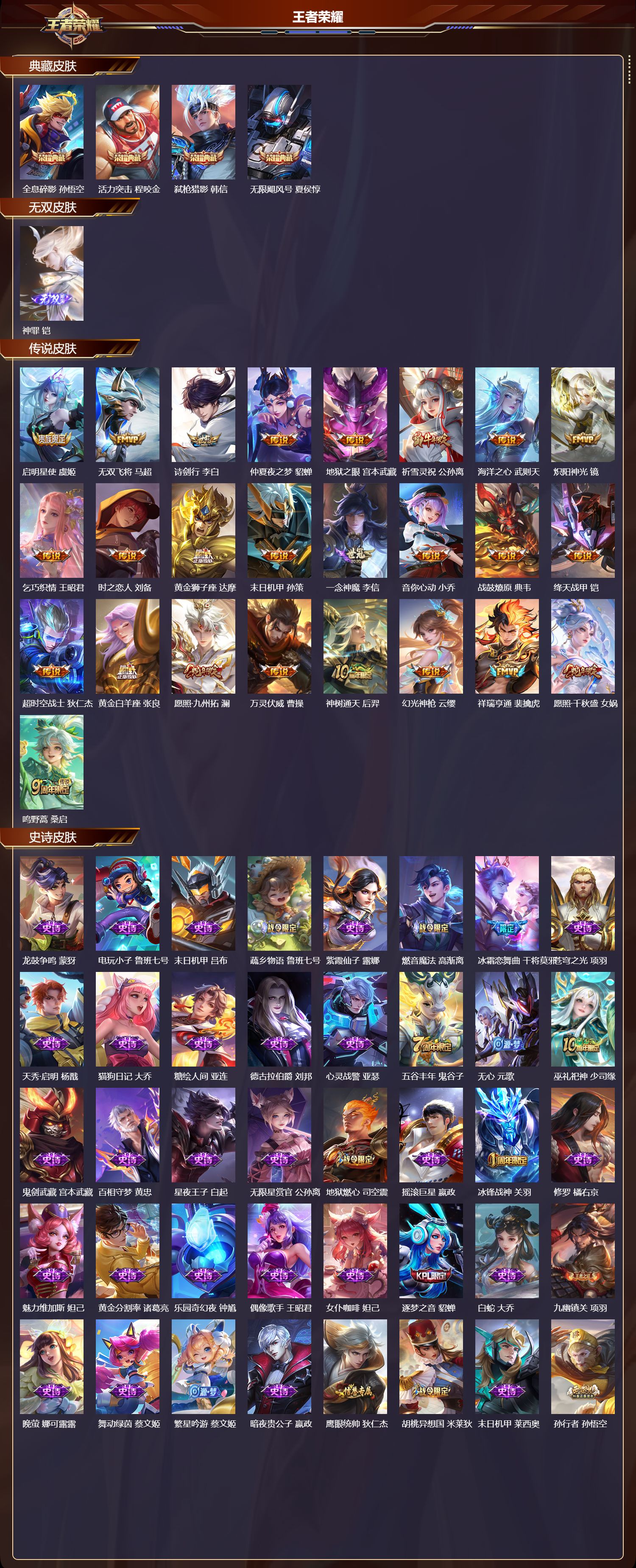 WZCMW492001王者荣耀账号详情图6