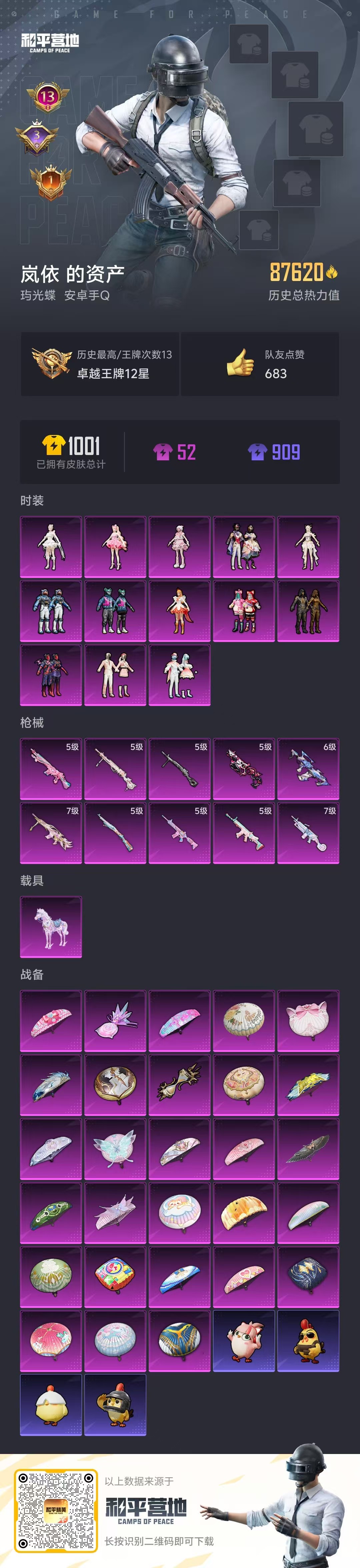 HPSJ447490和平精英账号详情图3