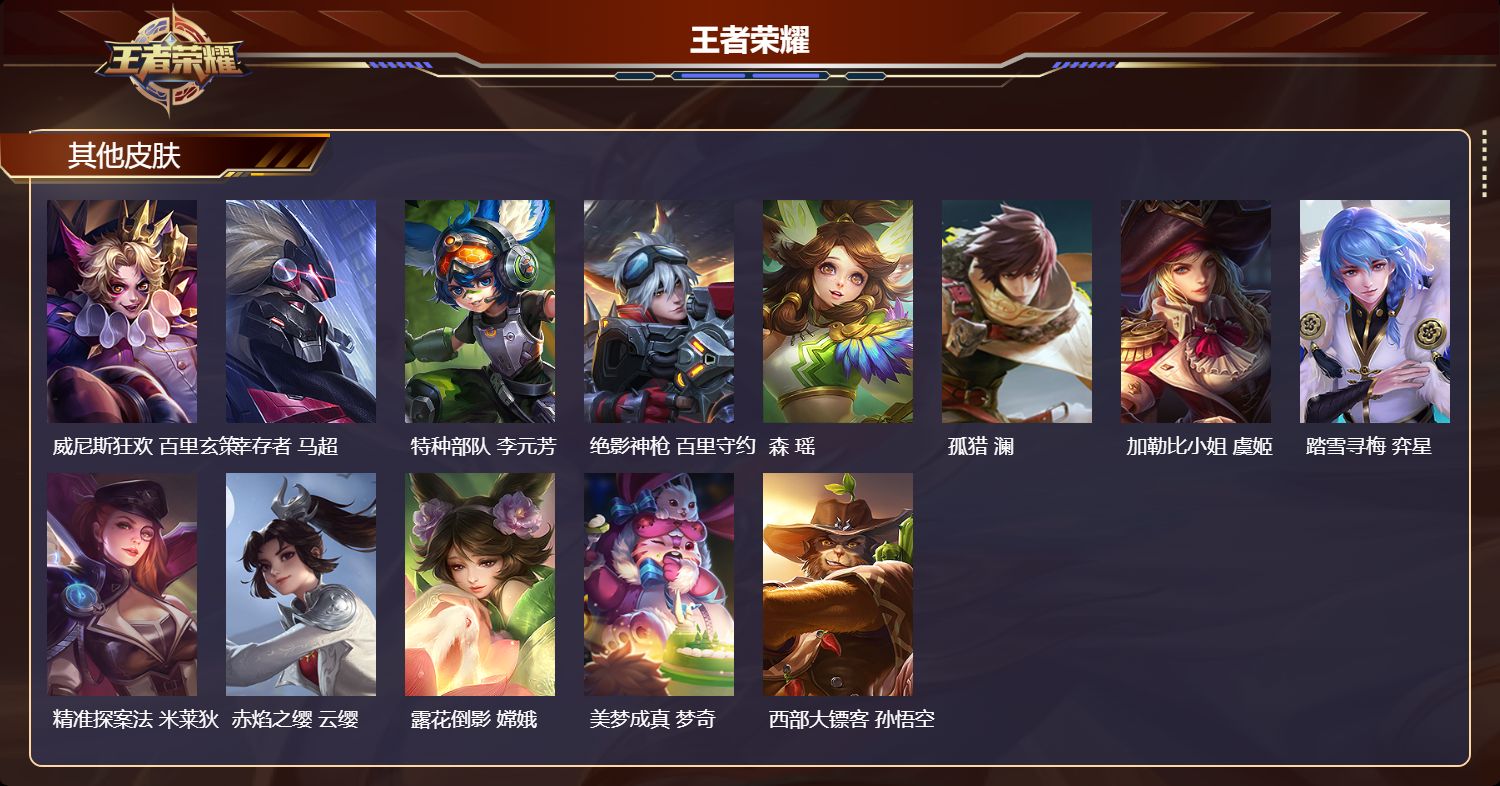 WZCMW491999王者荣耀账号详情图9 WZCMW491999王者荣耀账号详情图9