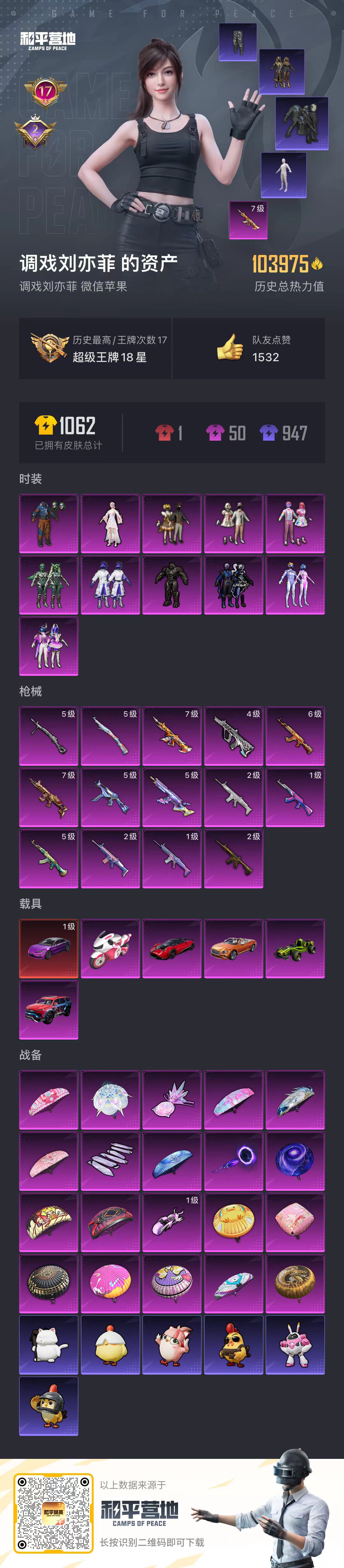 HPSJ447807和平精英账号详情图2