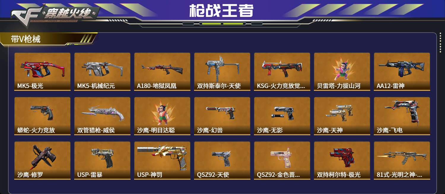 CFMFFWY47276枪战王者账号详情图3