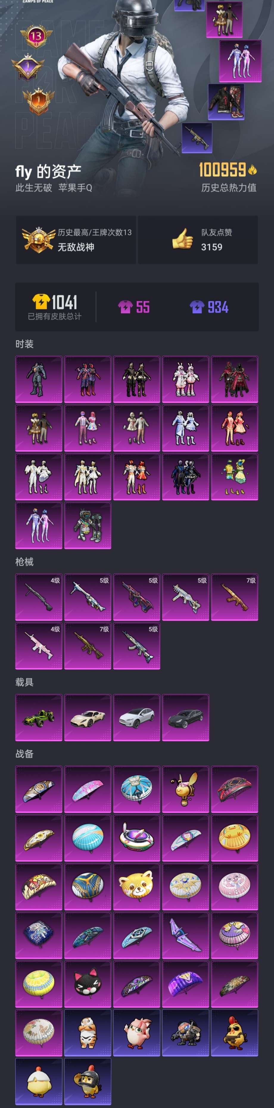 HPZM456274和平精英账号详情图2