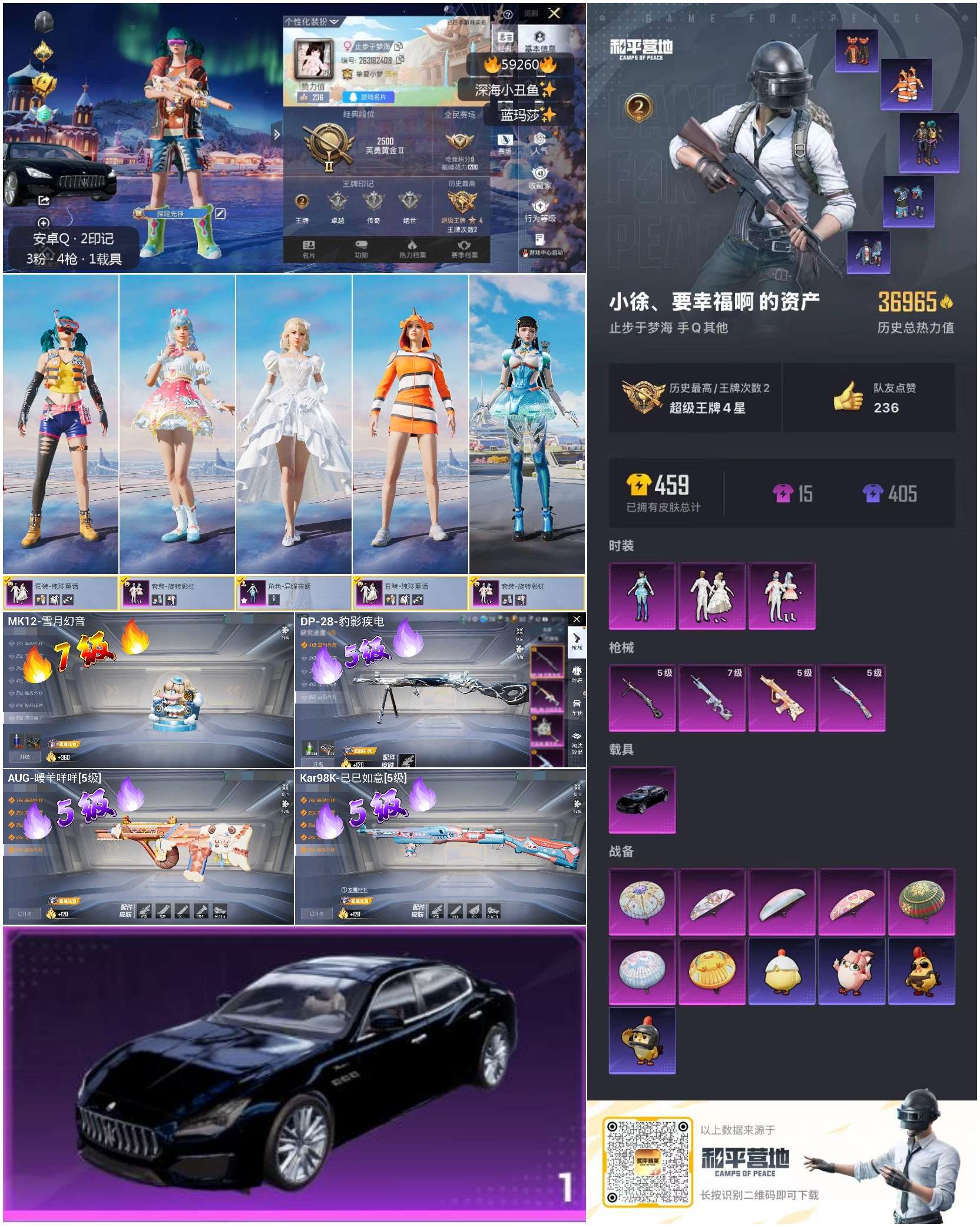 HPSJ450201和平精英账号详情图3