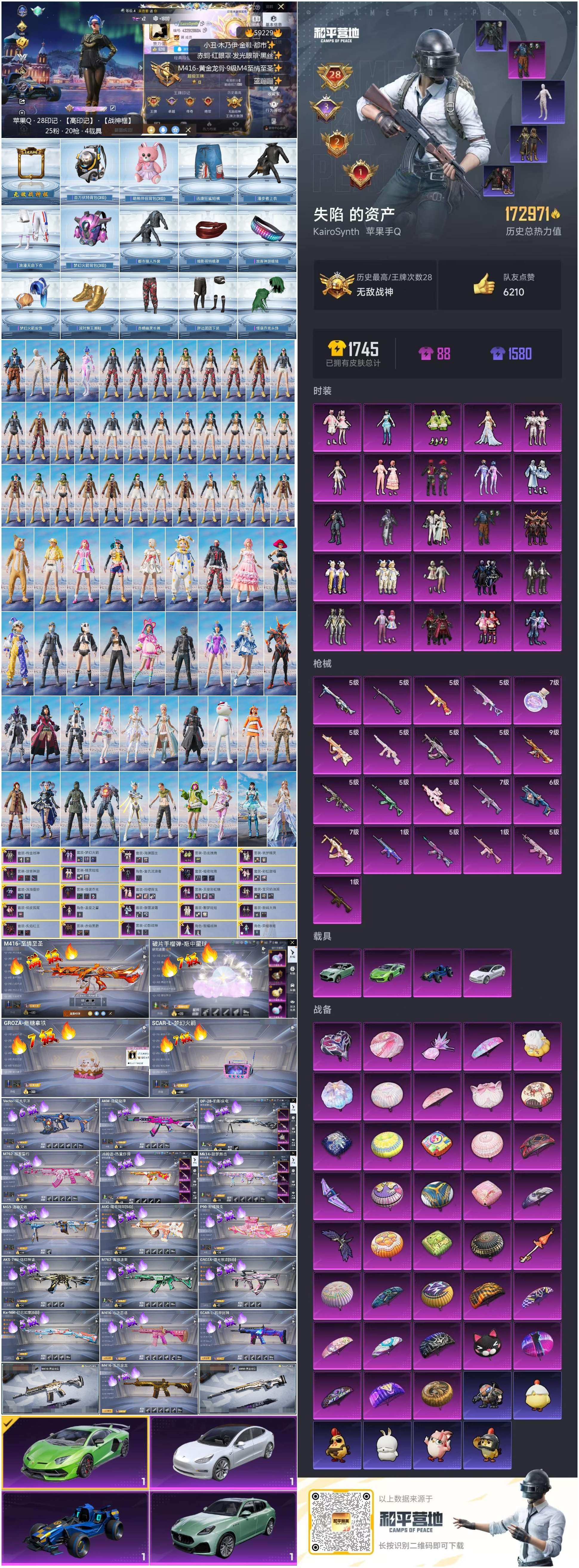 HPSJ449185和平精英账号详情图4