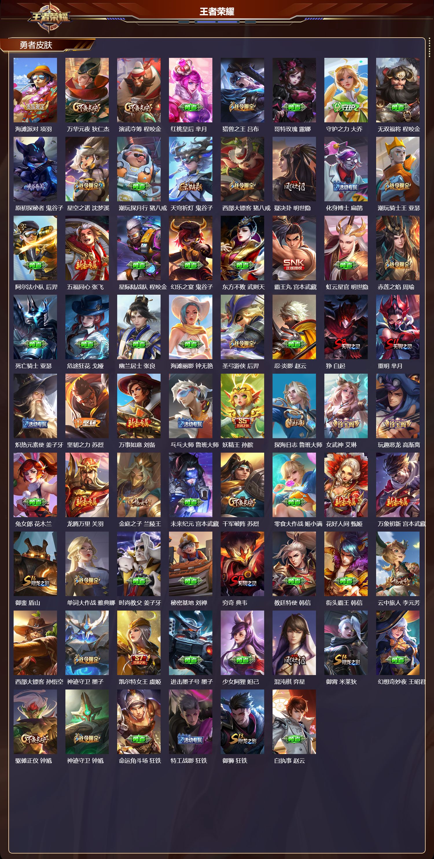 WZQM497681王者荣耀账号详情图5