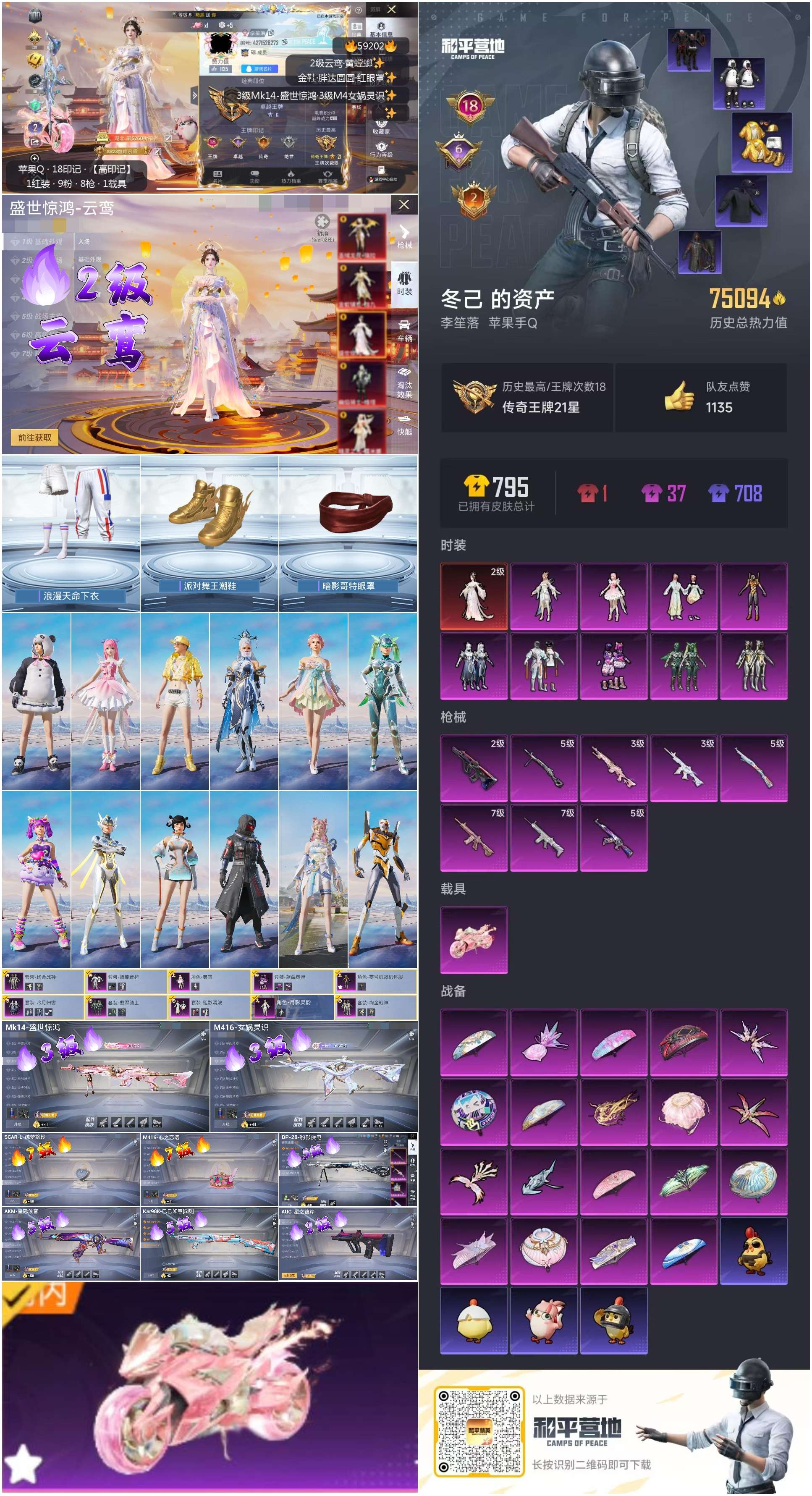 HPCMW449154和平精英账号详情图2