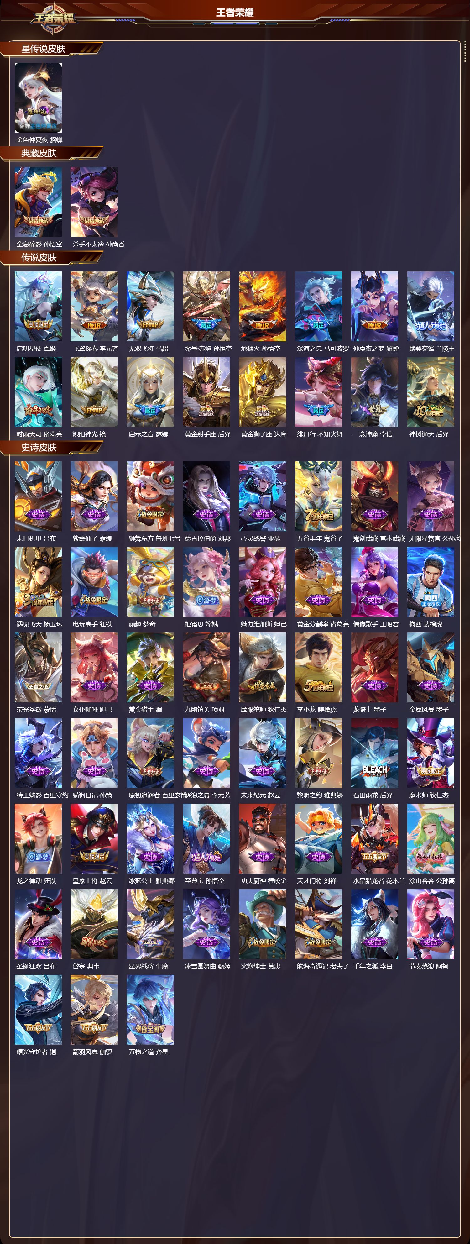 WZQM497679王者荣耀账号详情图3