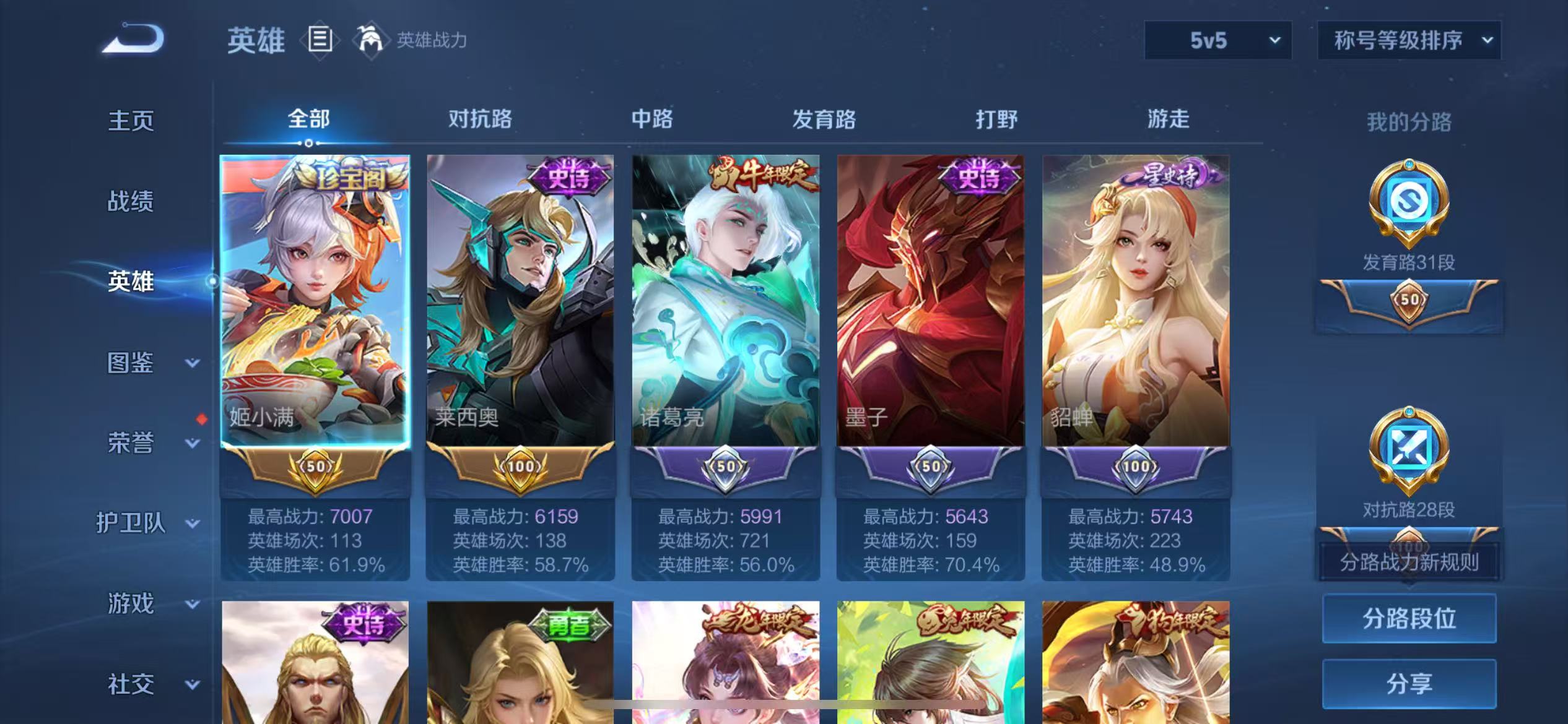 WZCMW494478王者荣耀账号详情图5