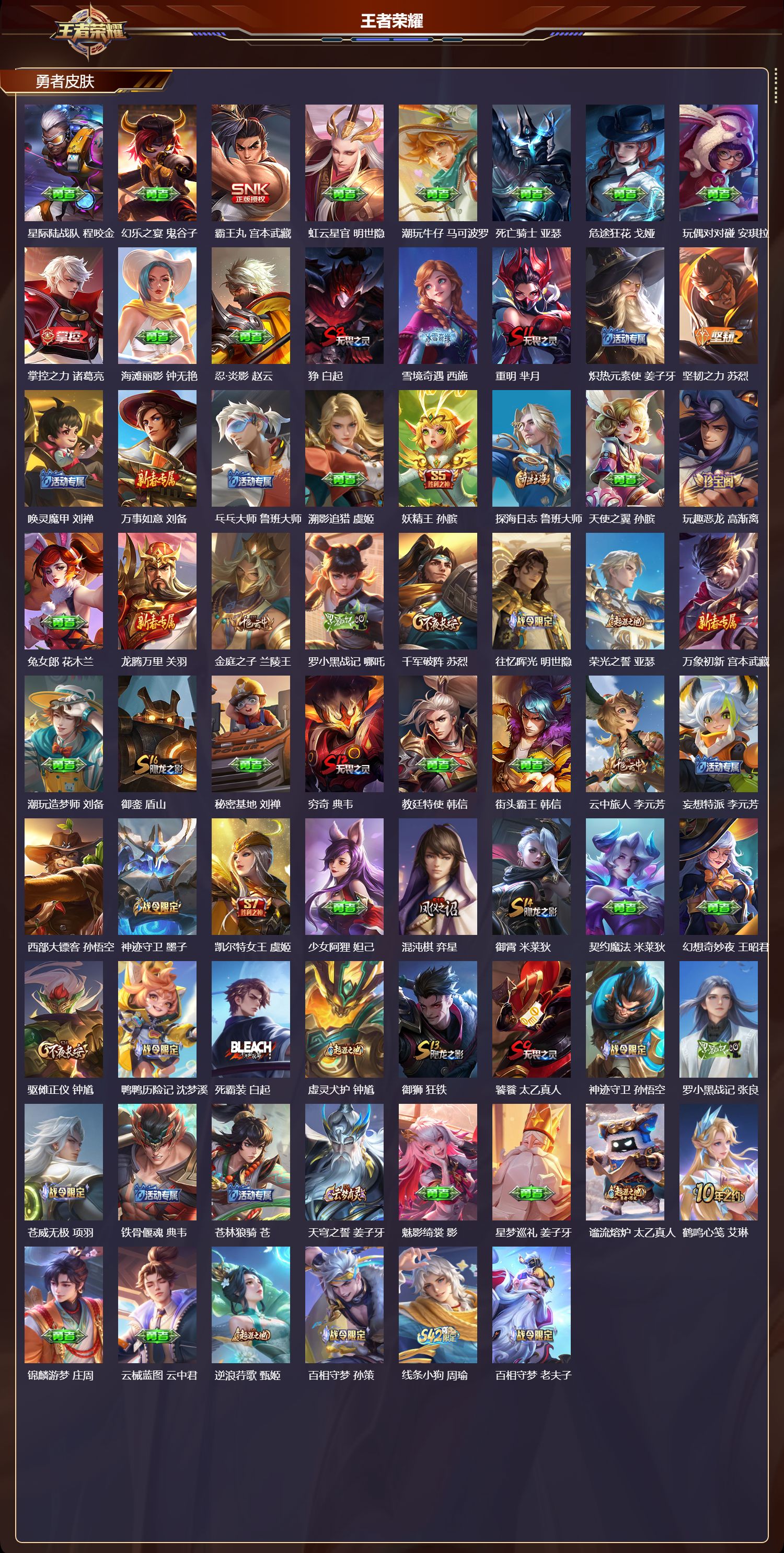 WZQM497672王者荣耀账号详情图5